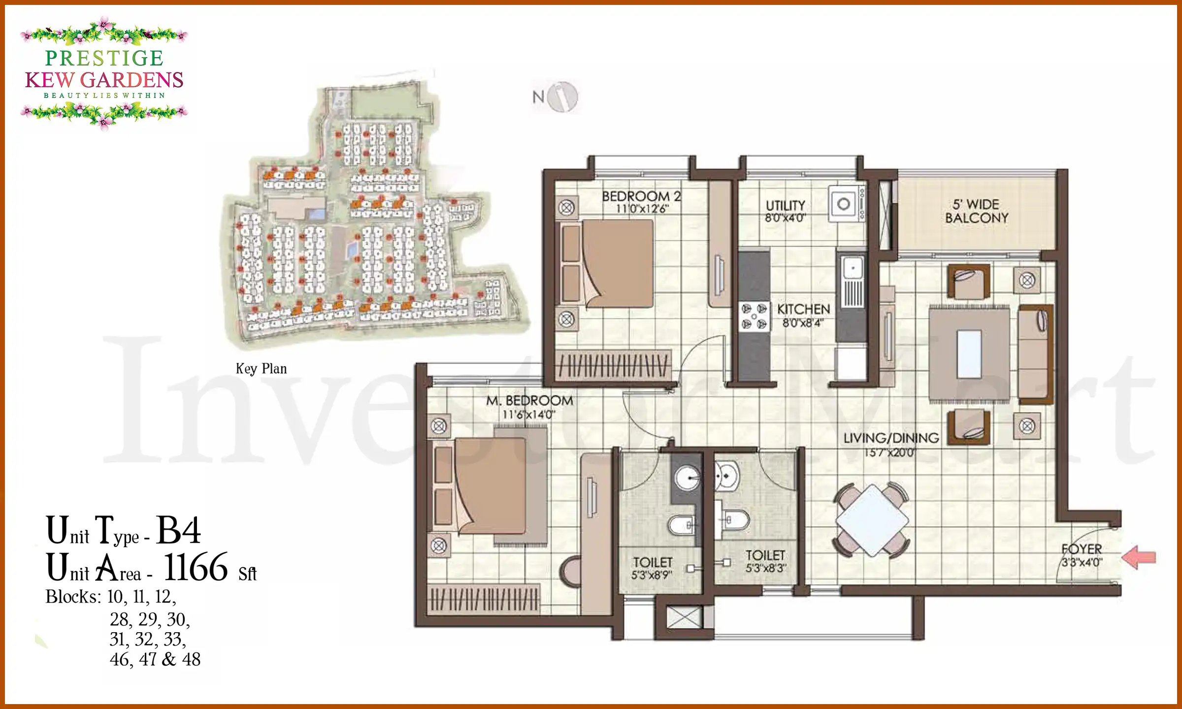1166 Sqft