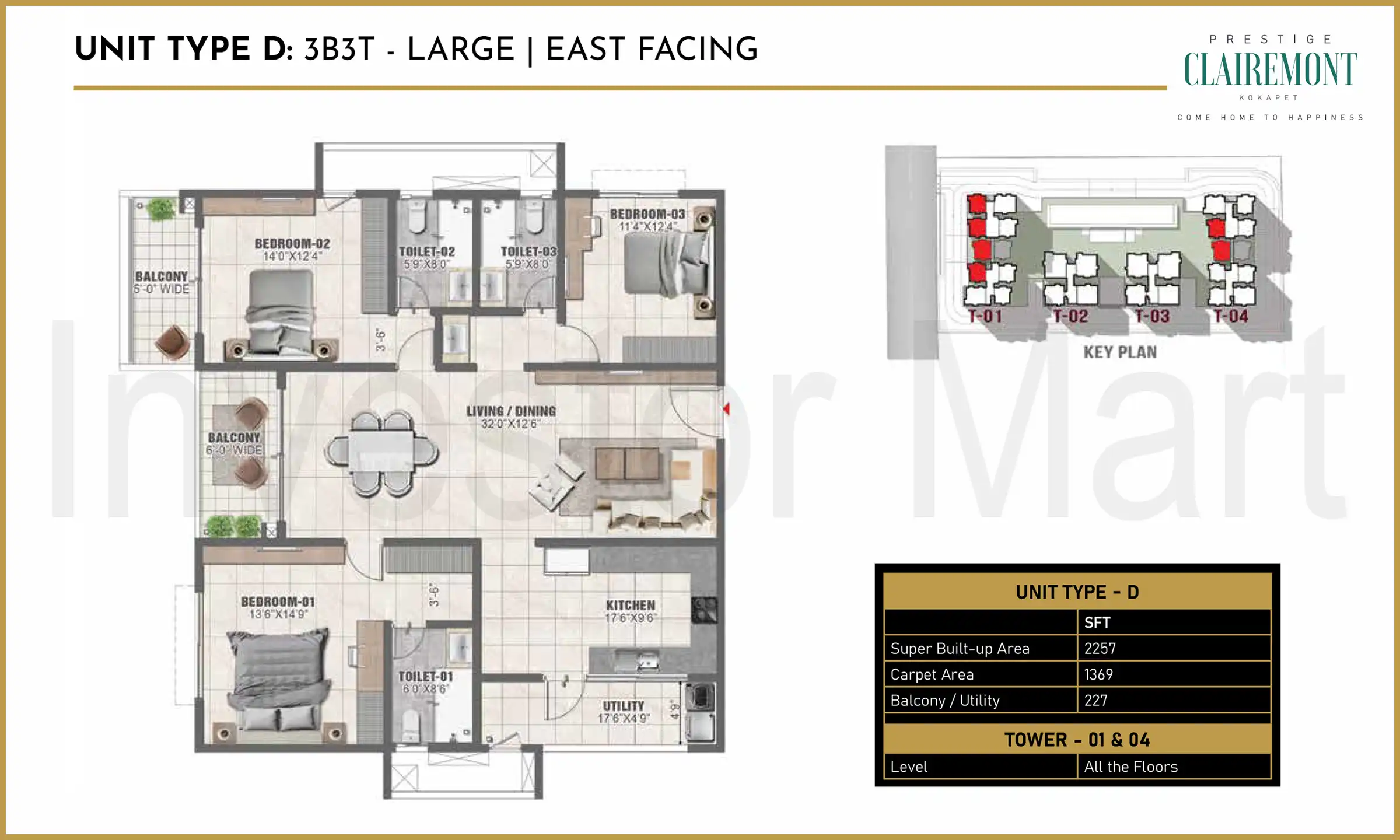2257 Sqft