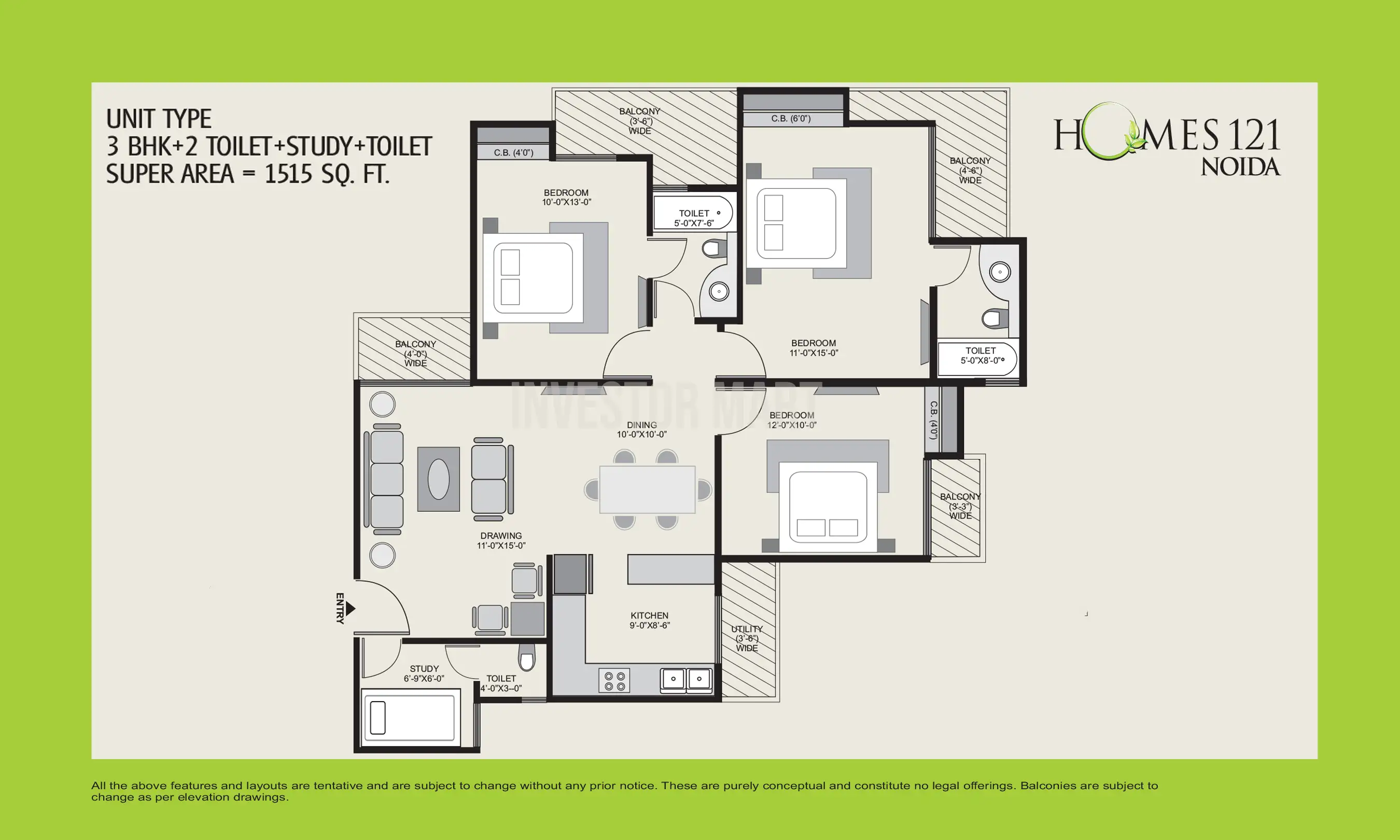1515 Sqft