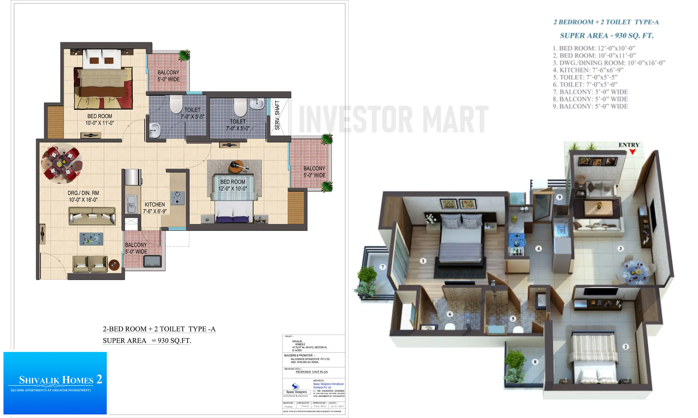 930 Sqft