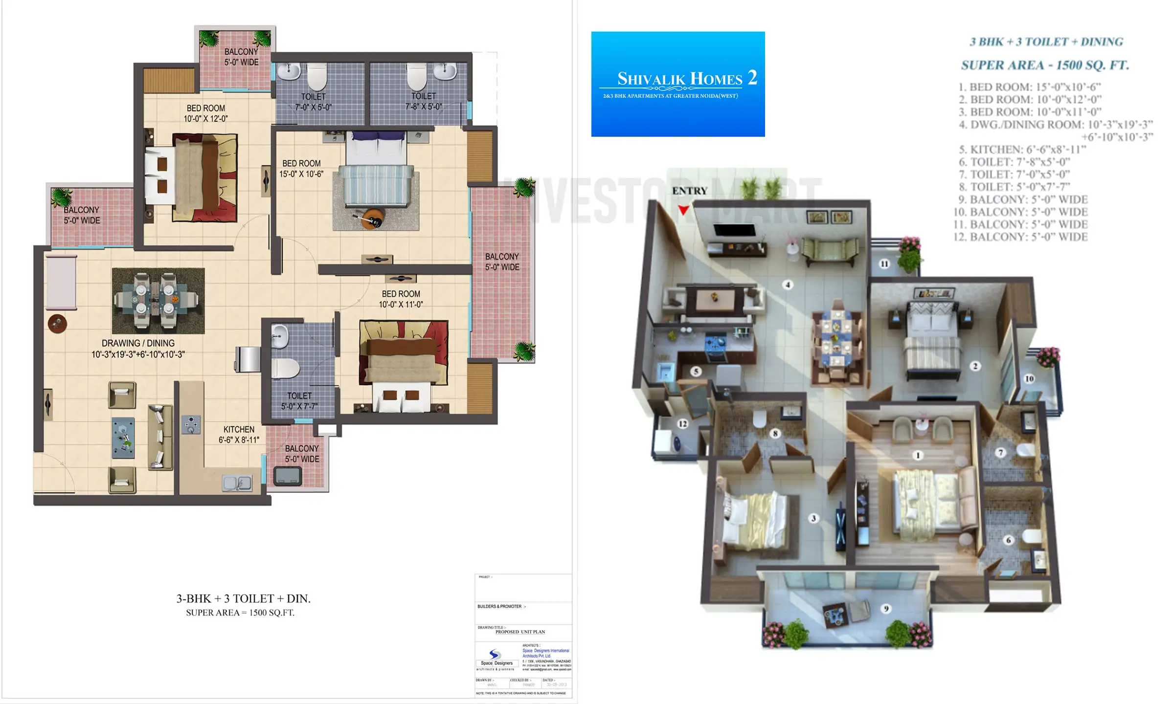 1500 Sqft