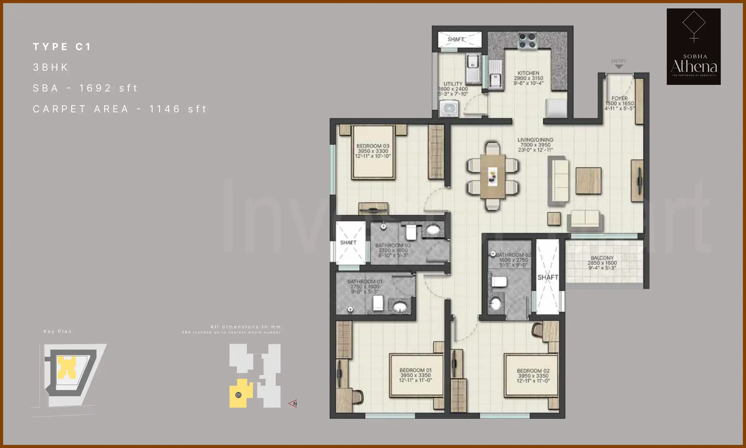 1692 Sqft