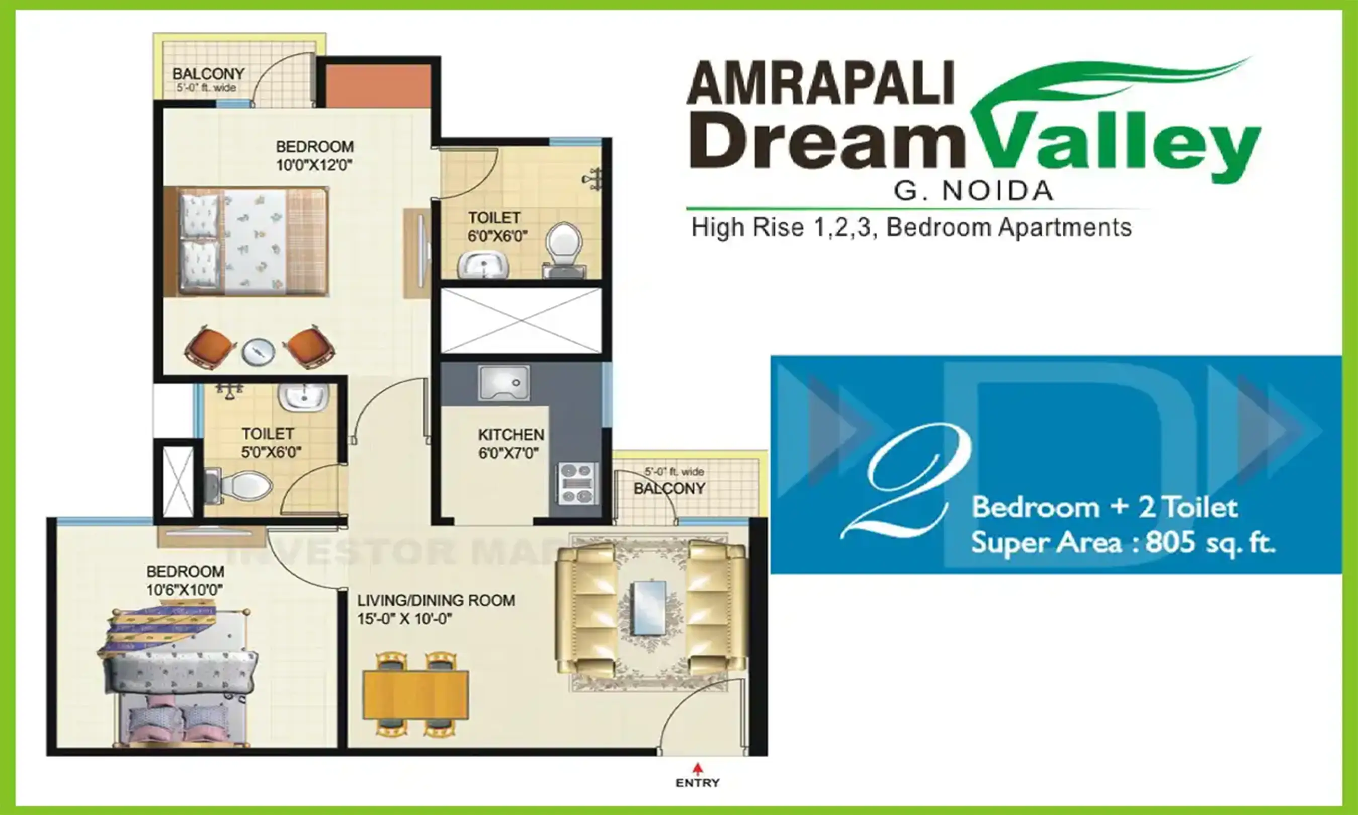 805 Sqft