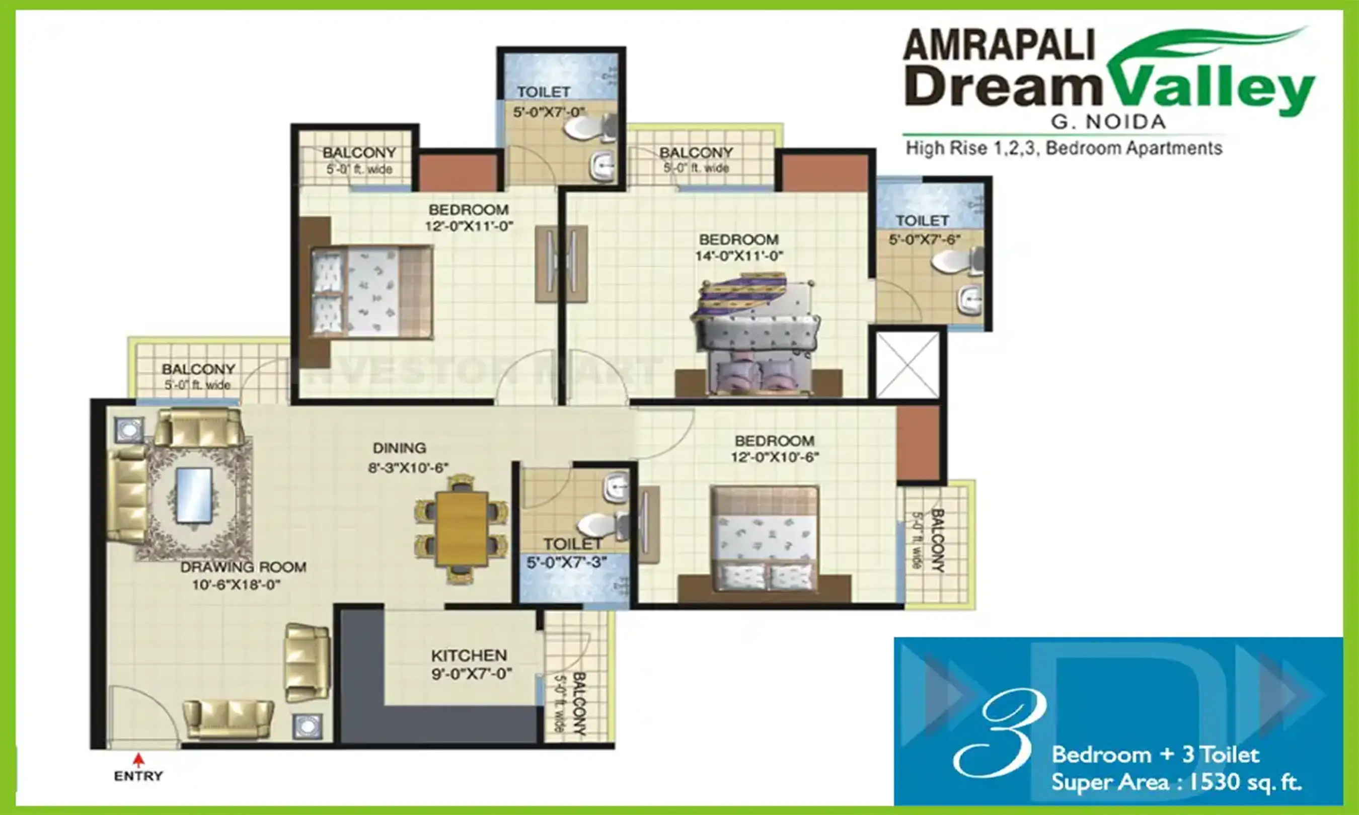 1530 Sqft