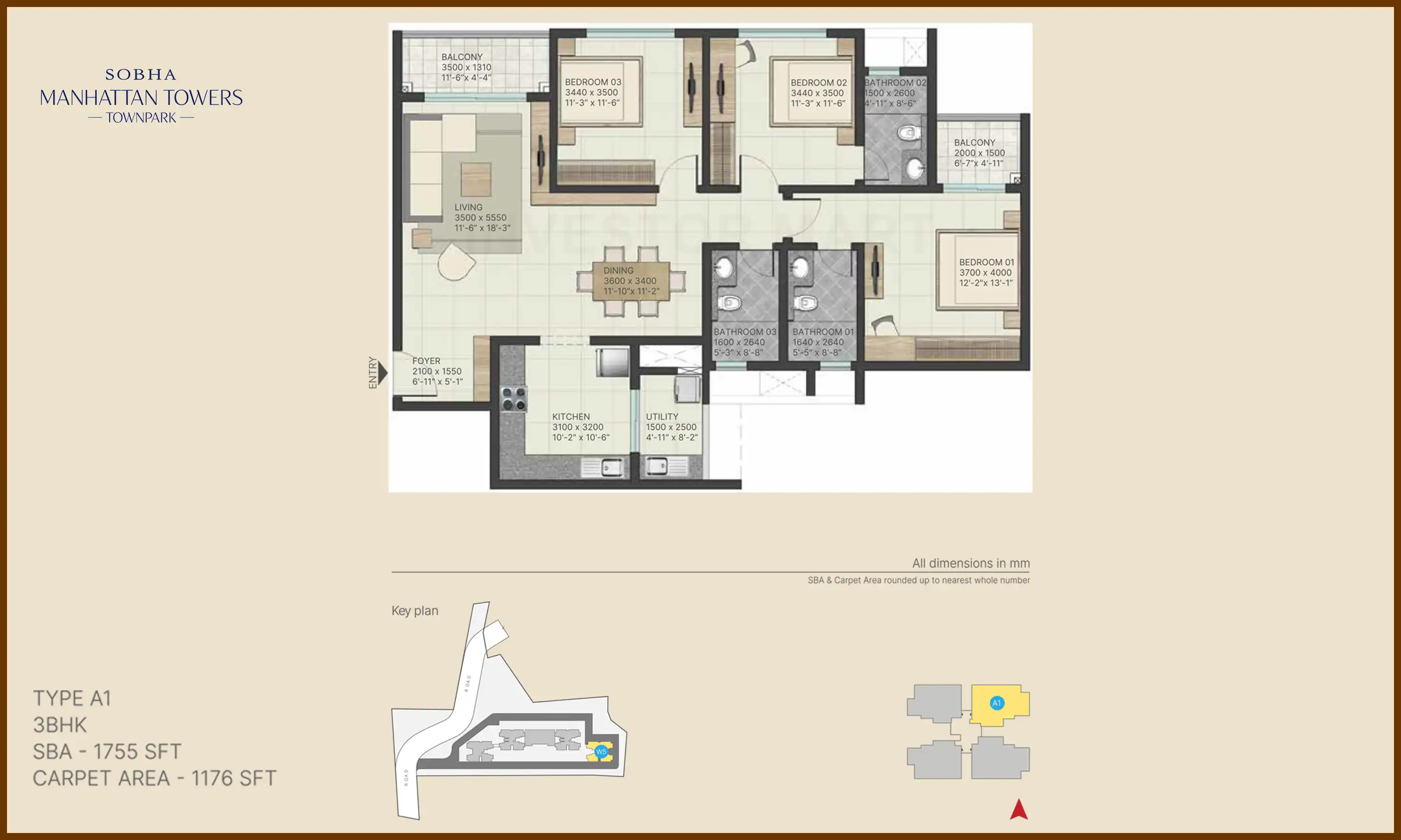 1755 Sqft