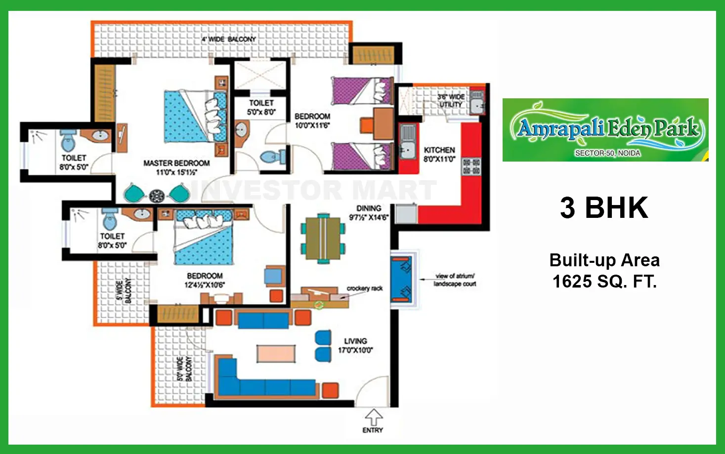 1625 Sqft