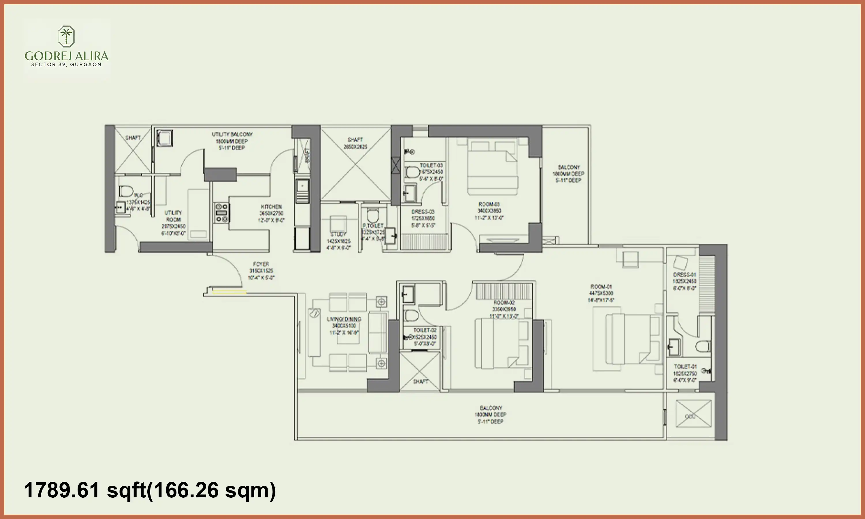 1790 Sqft