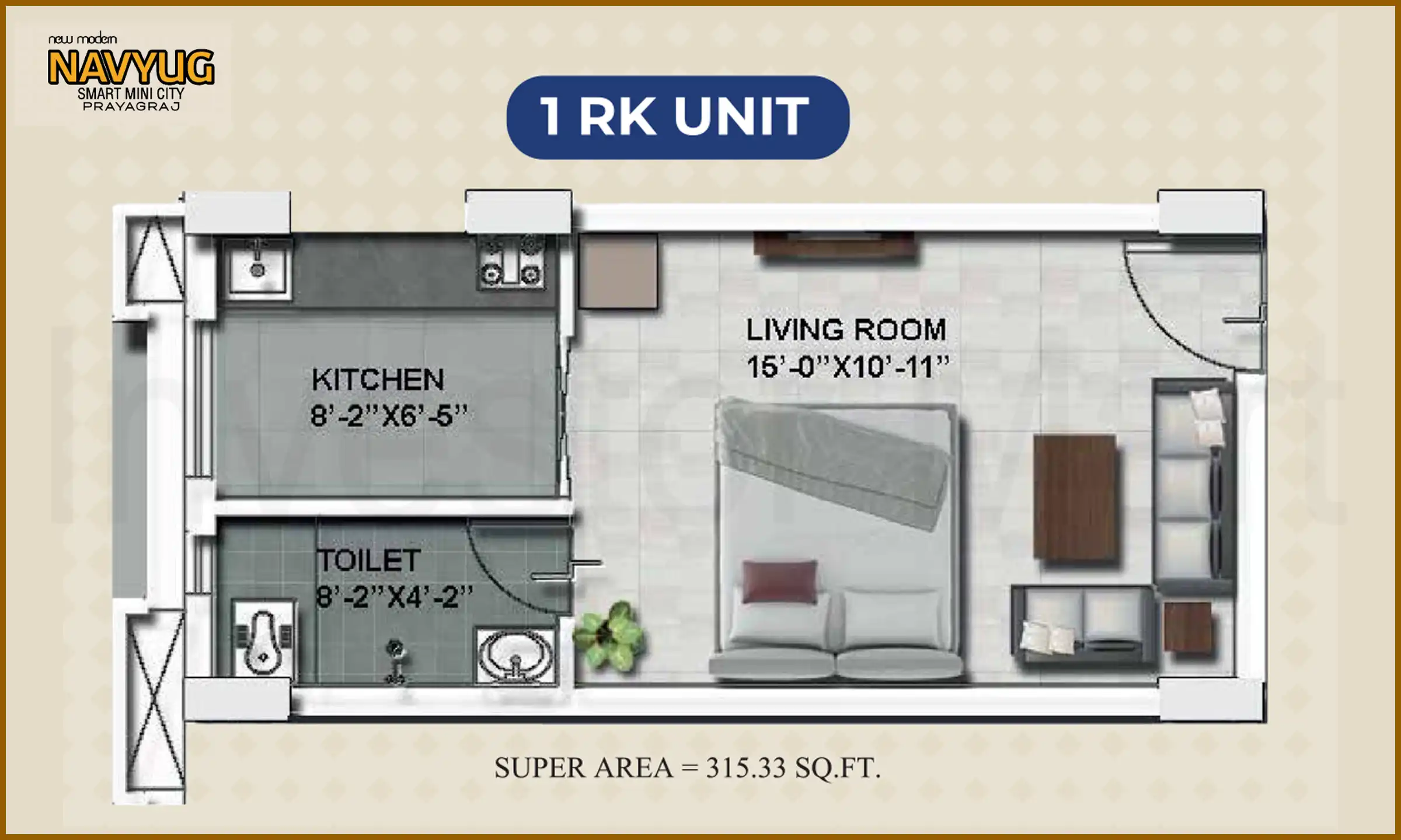 315 Sqft
