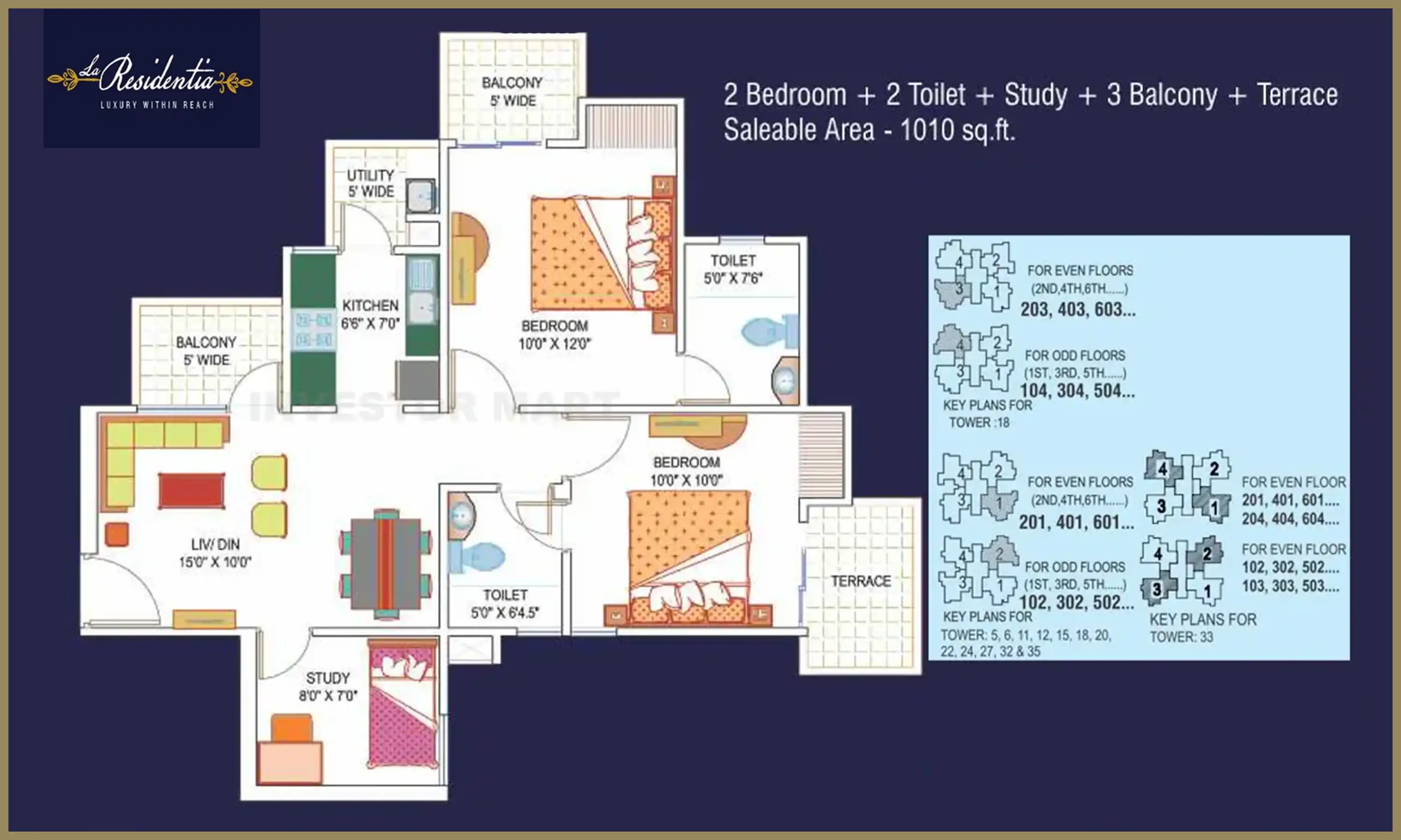 1010 Sqft