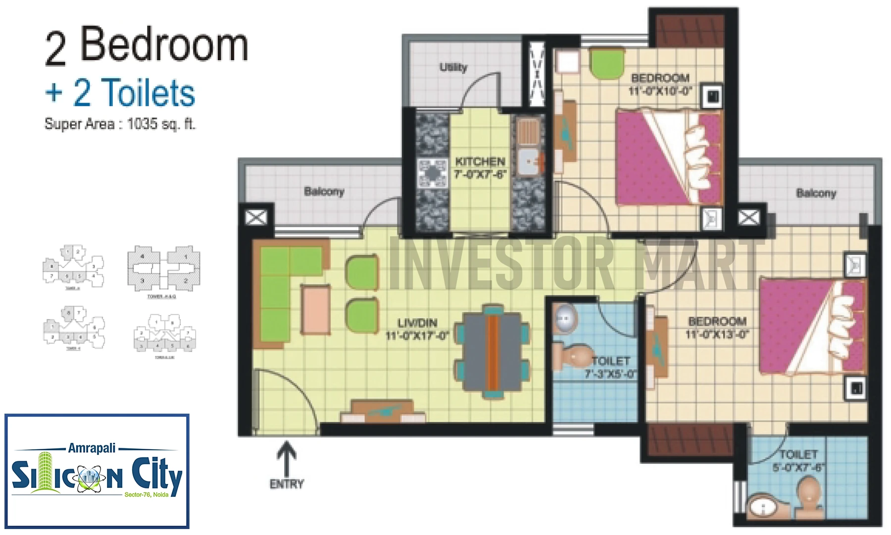 1035 Sqft
