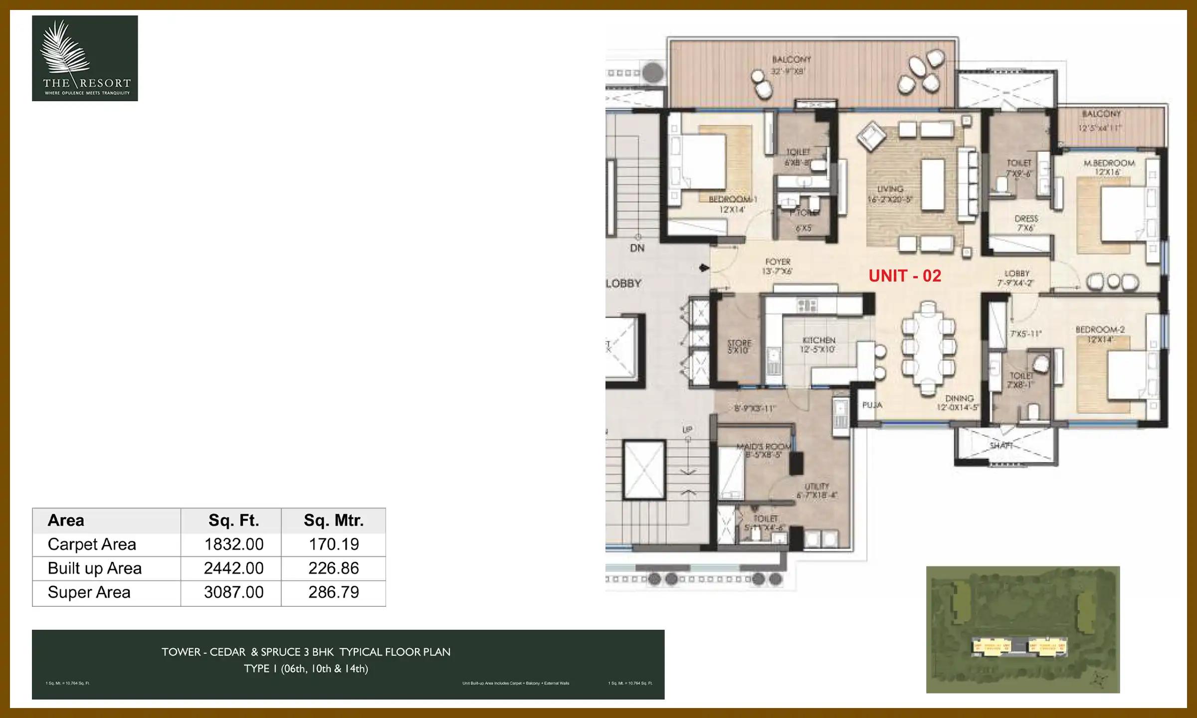 3087 Sqft