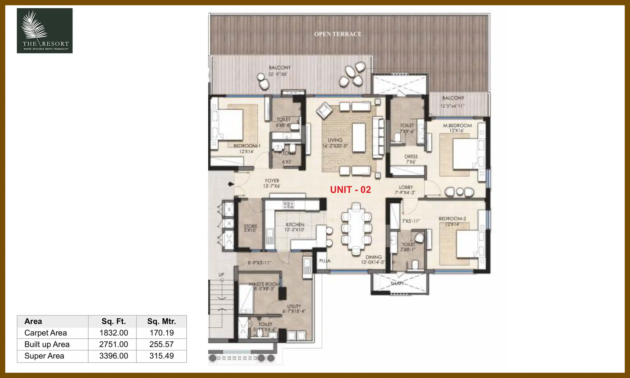 3396 Sqft