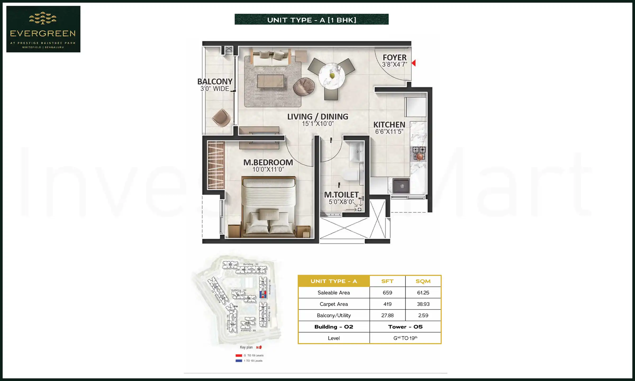 659 Sqft
