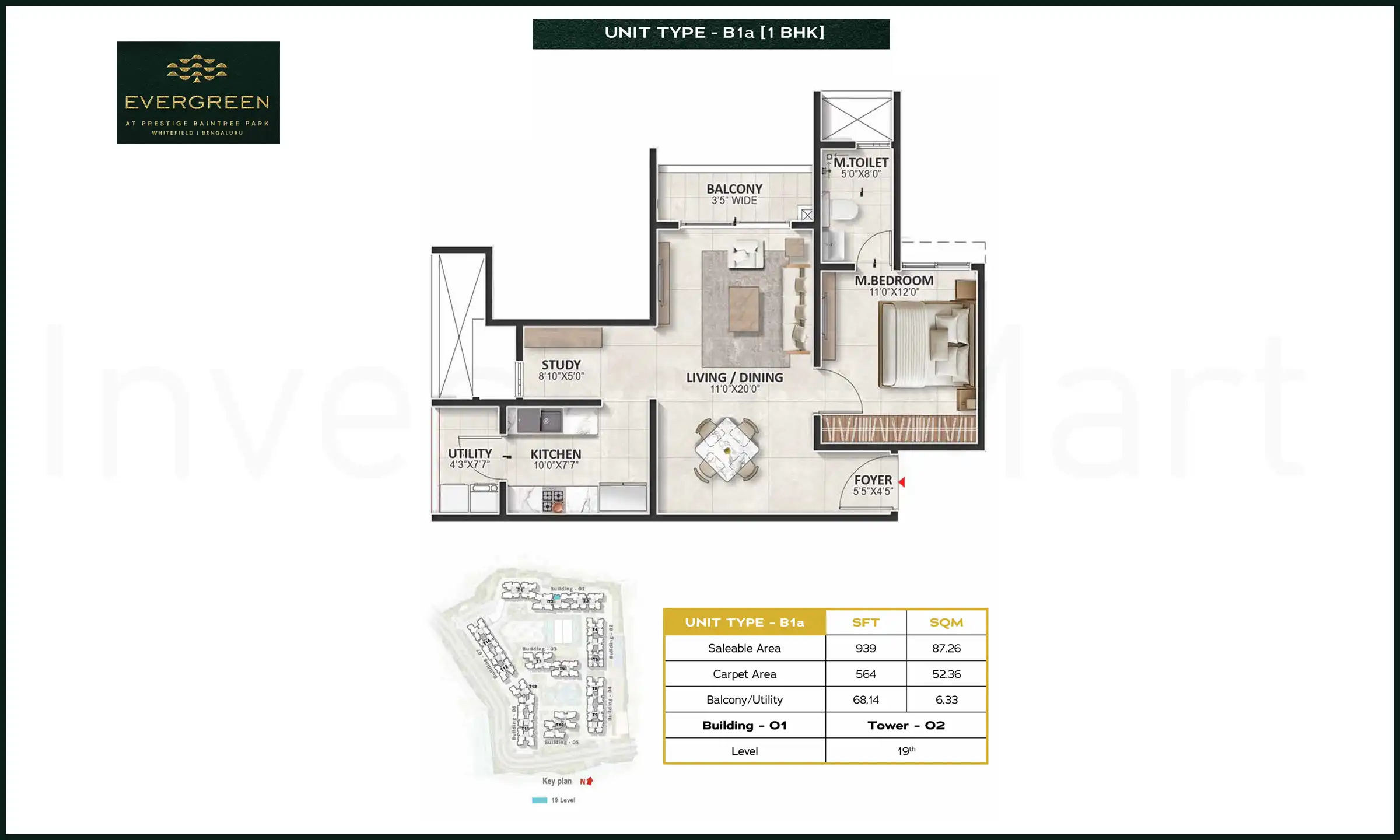 939 Sqft