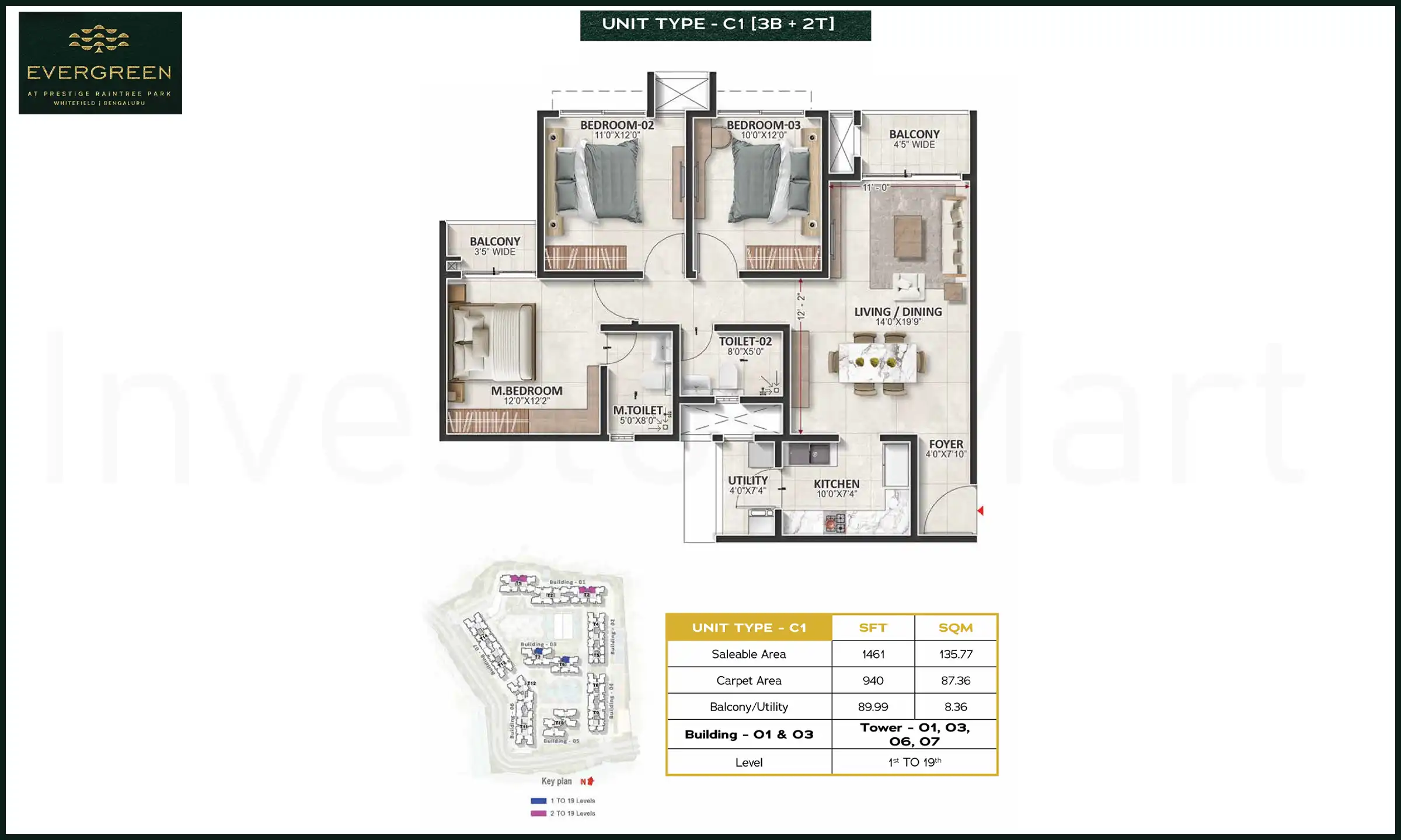 1461 Sqft