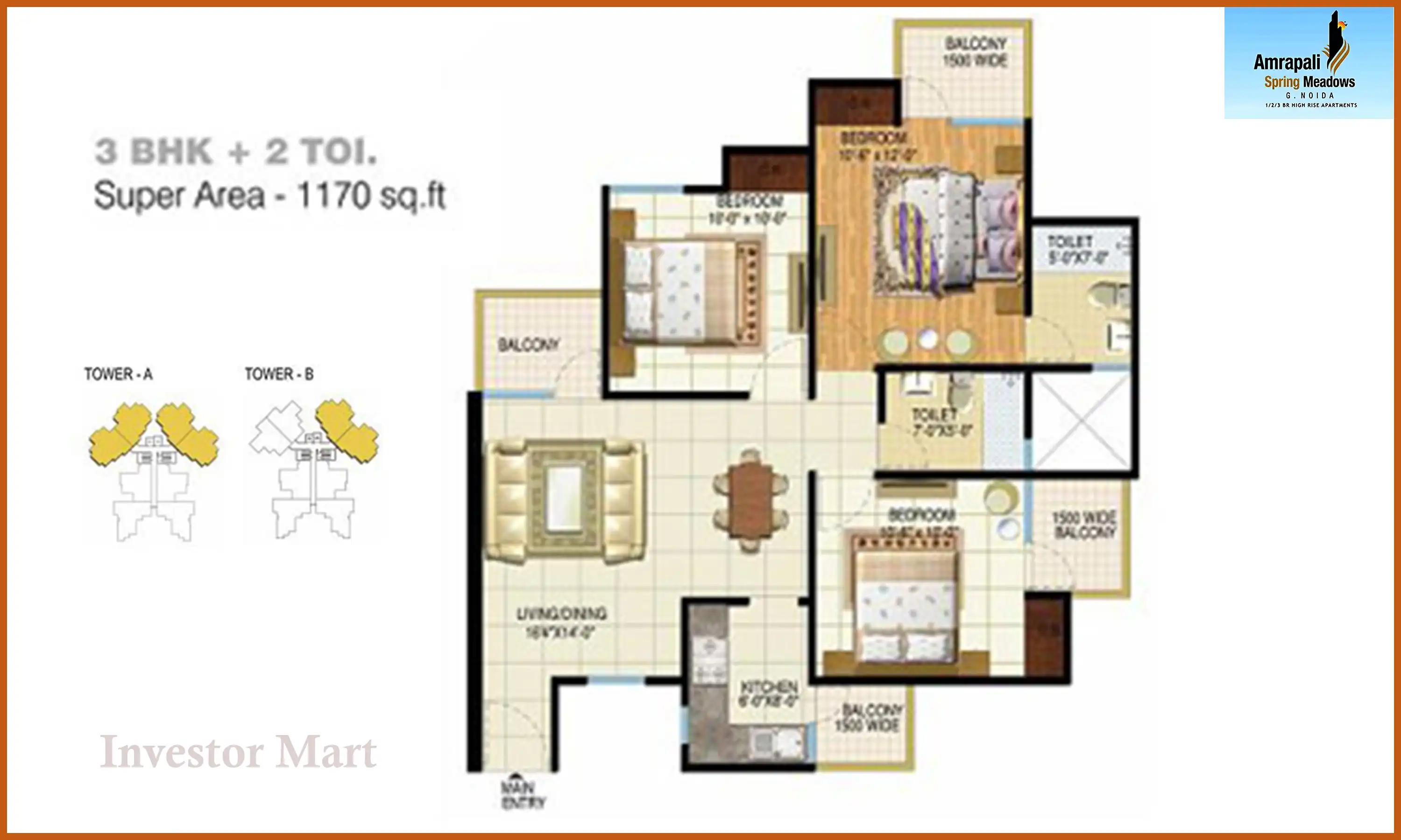 1170 Sqft