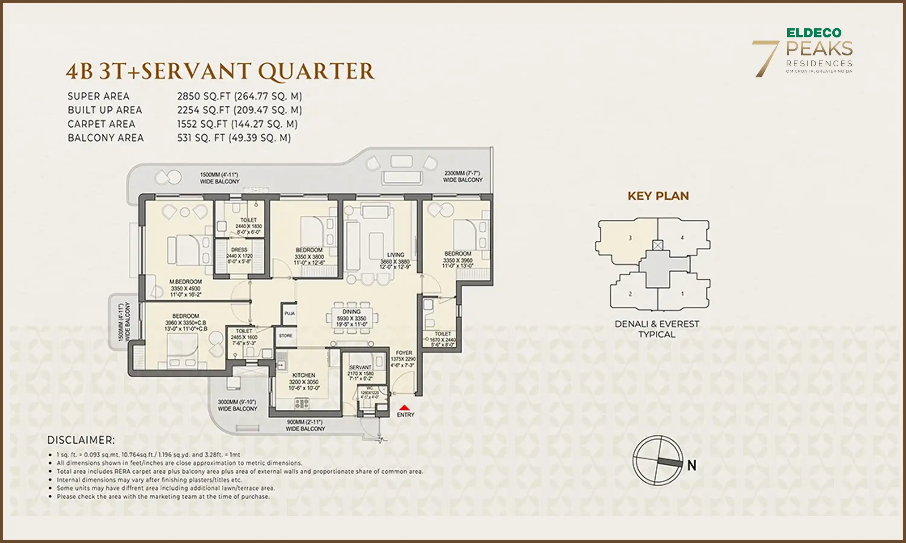 2850 Sqft