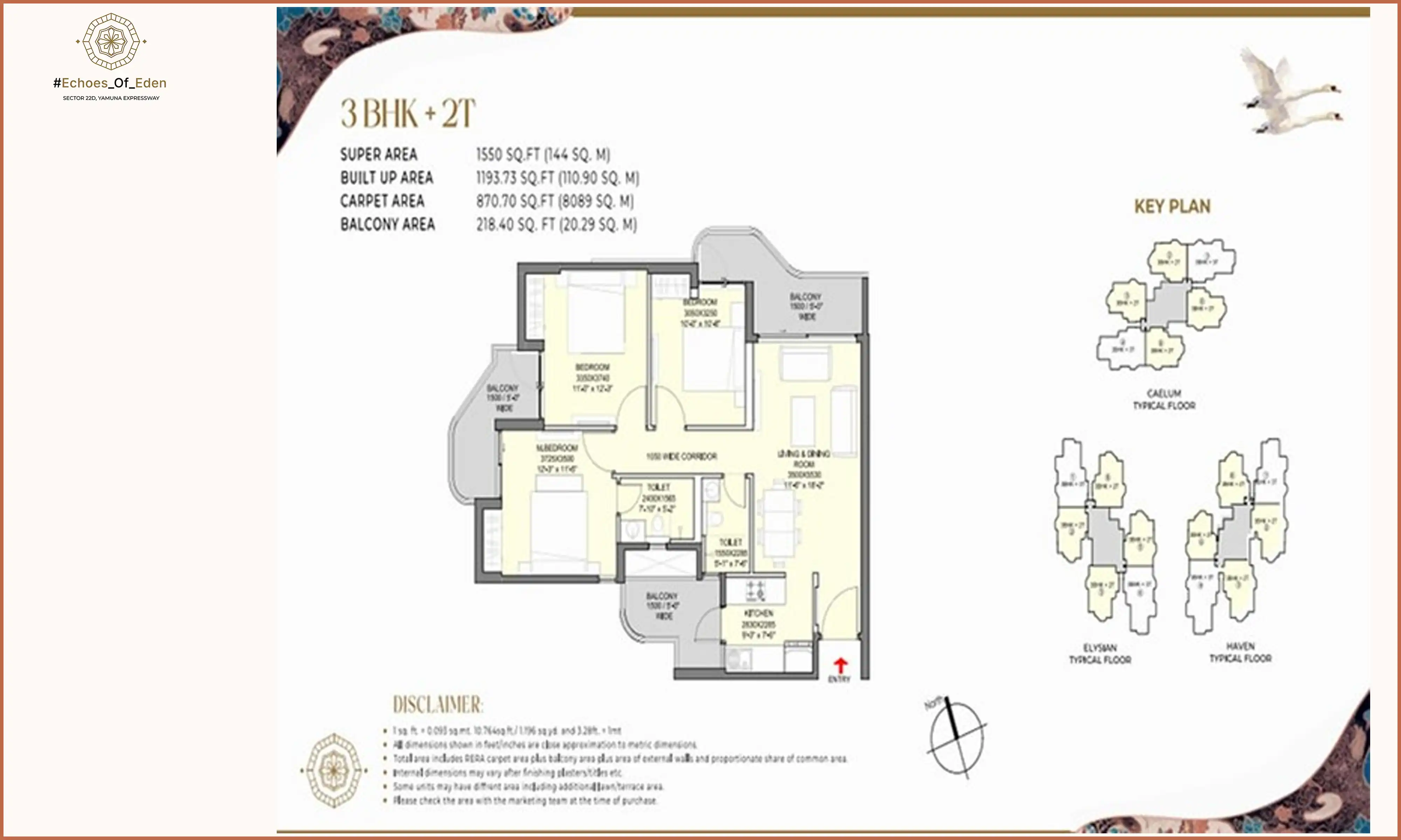 1550 Sqft