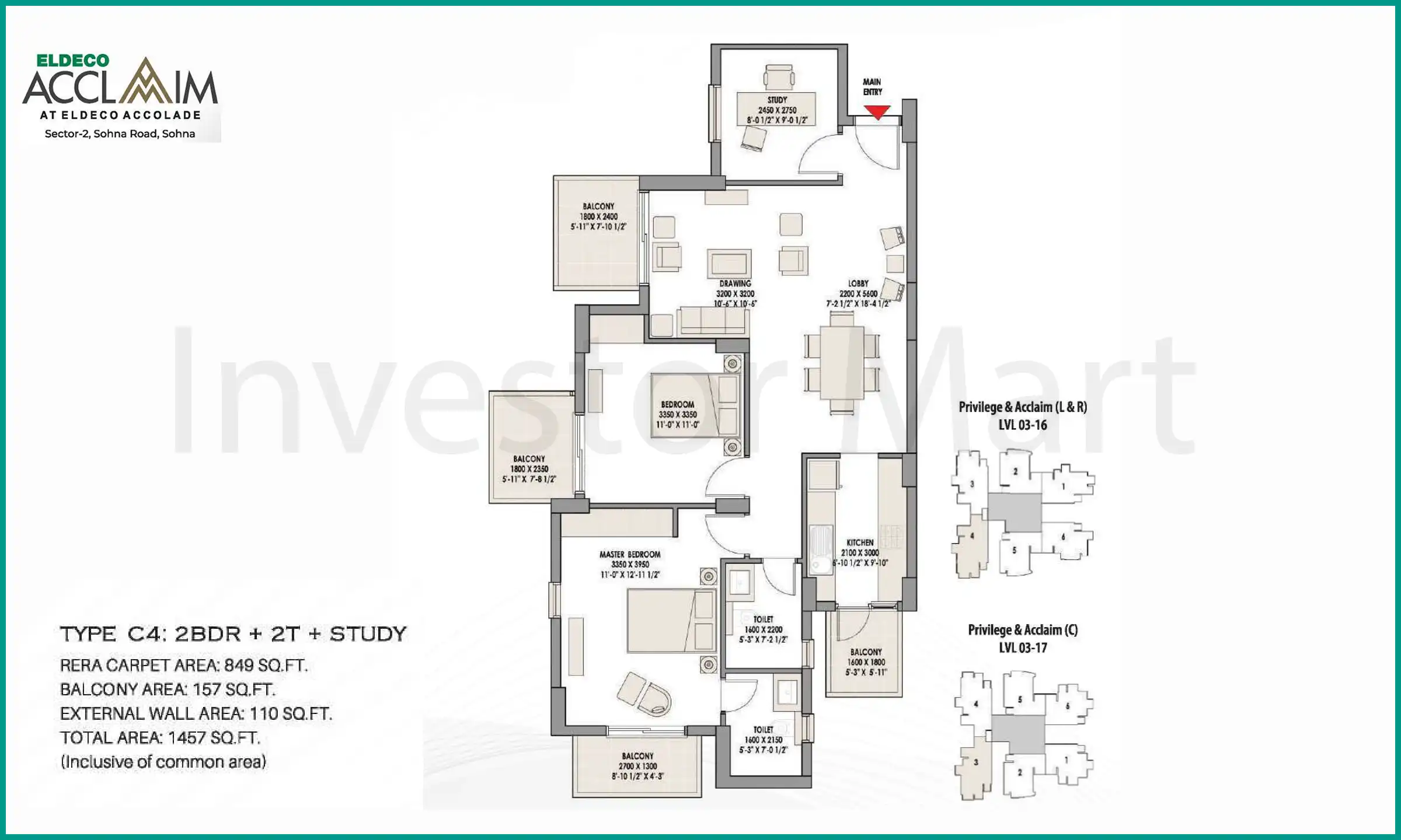 1457 Sqft
