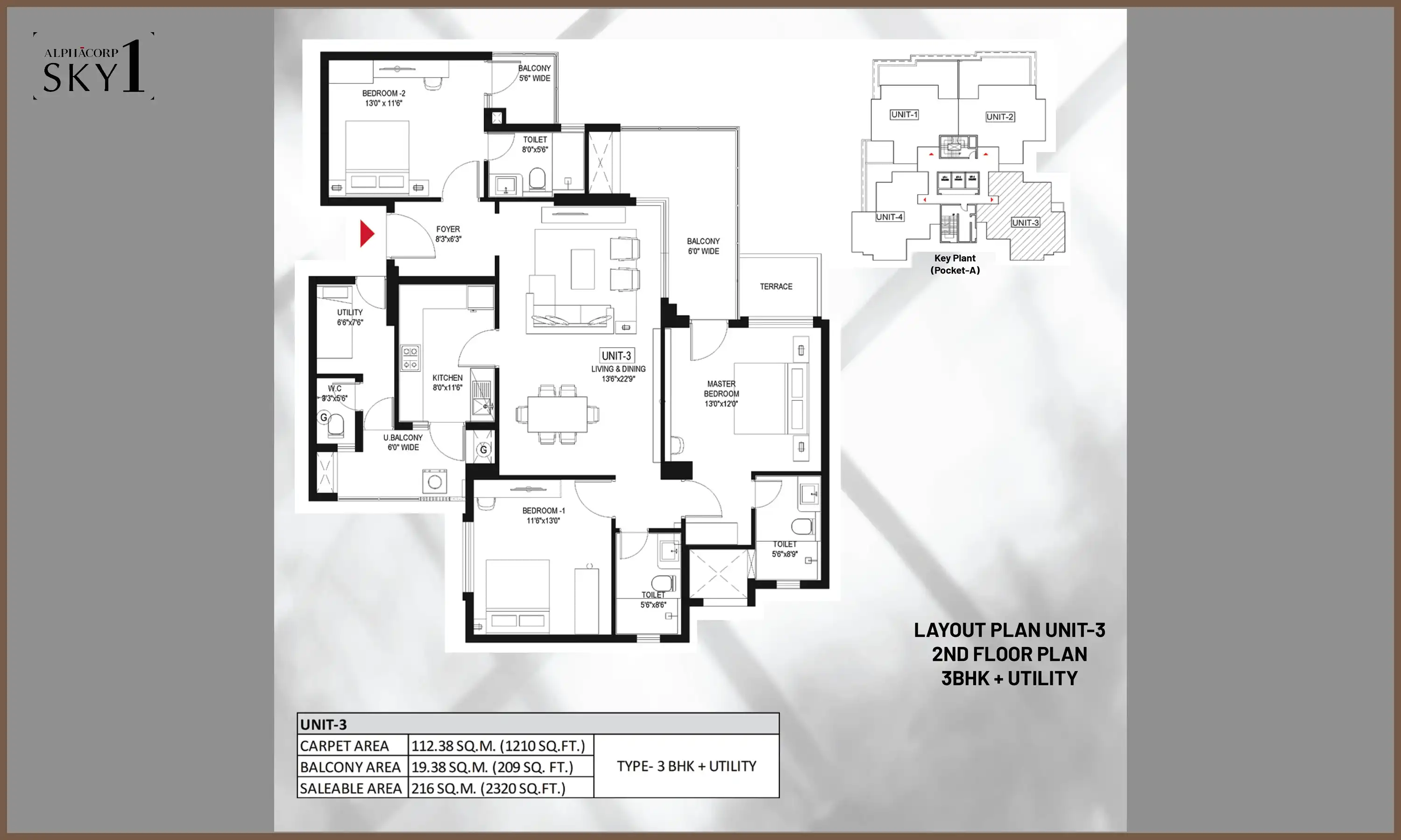 2320 Sqft