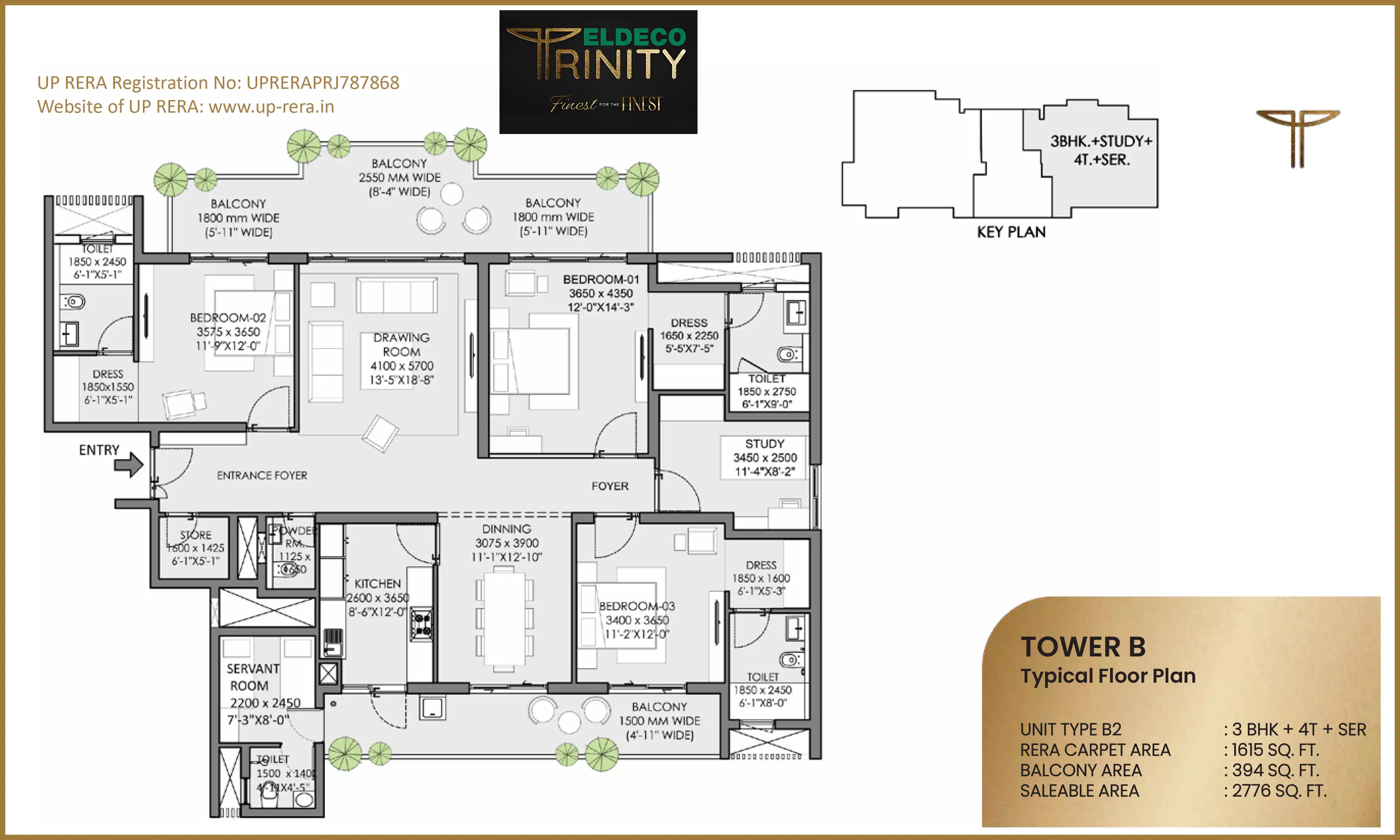 2776 Sqft