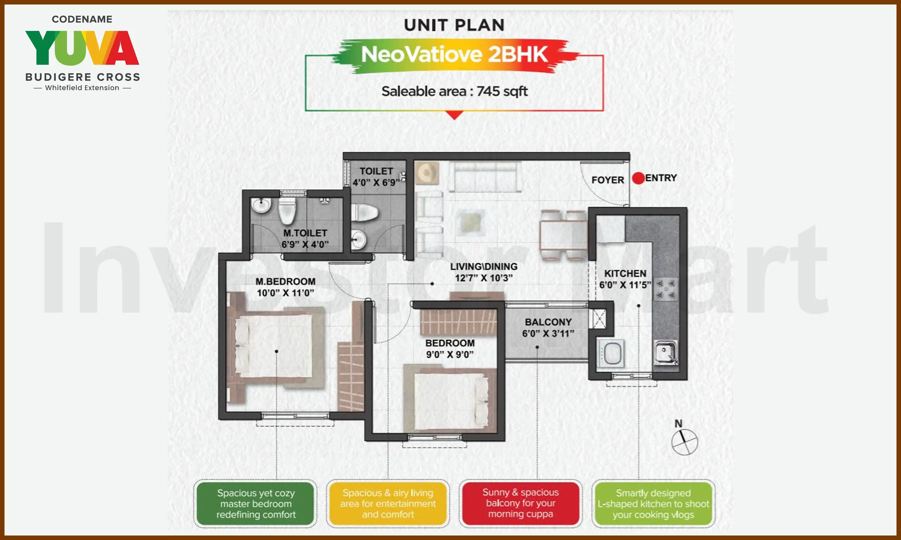 745 Sqft