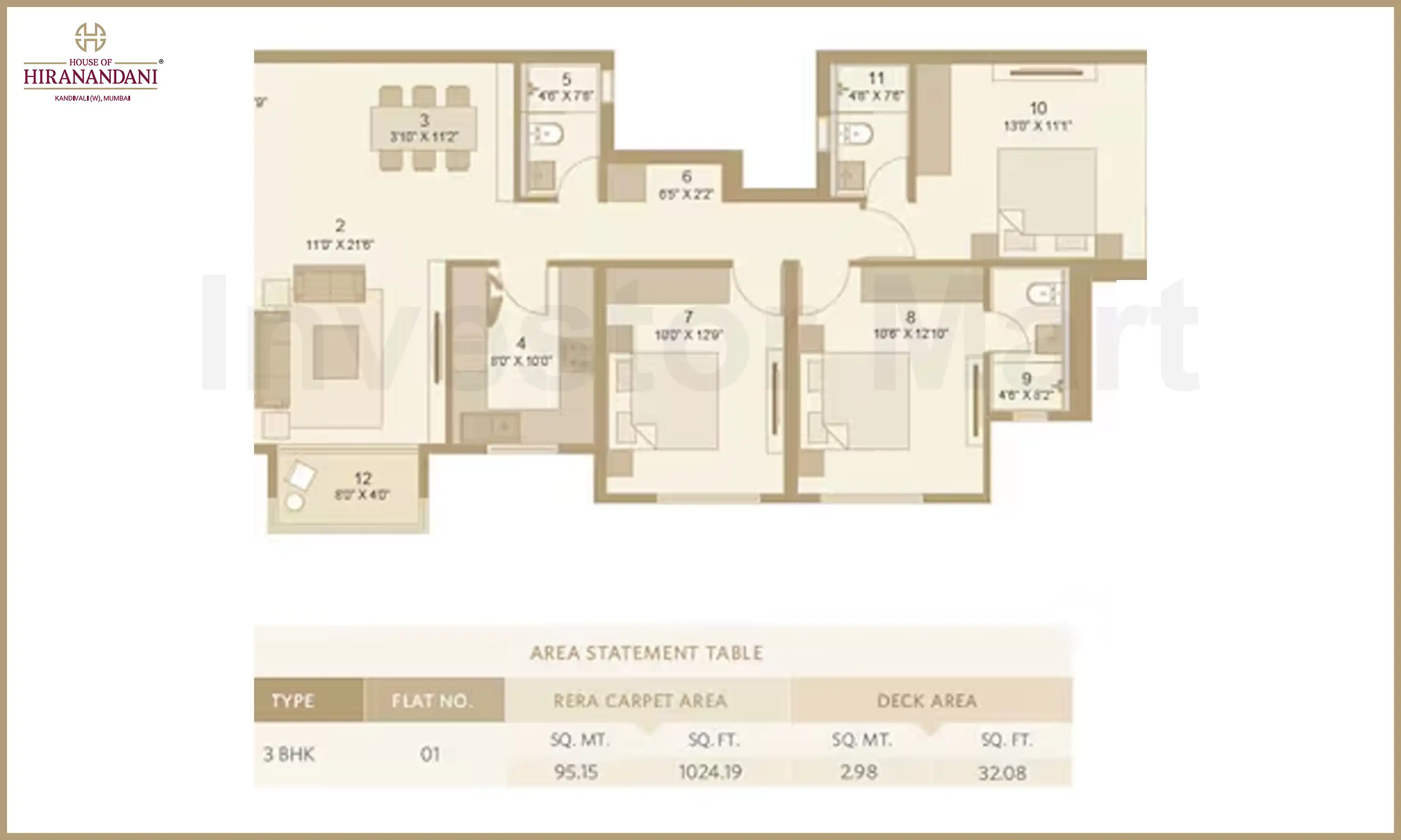 1025 Sqft