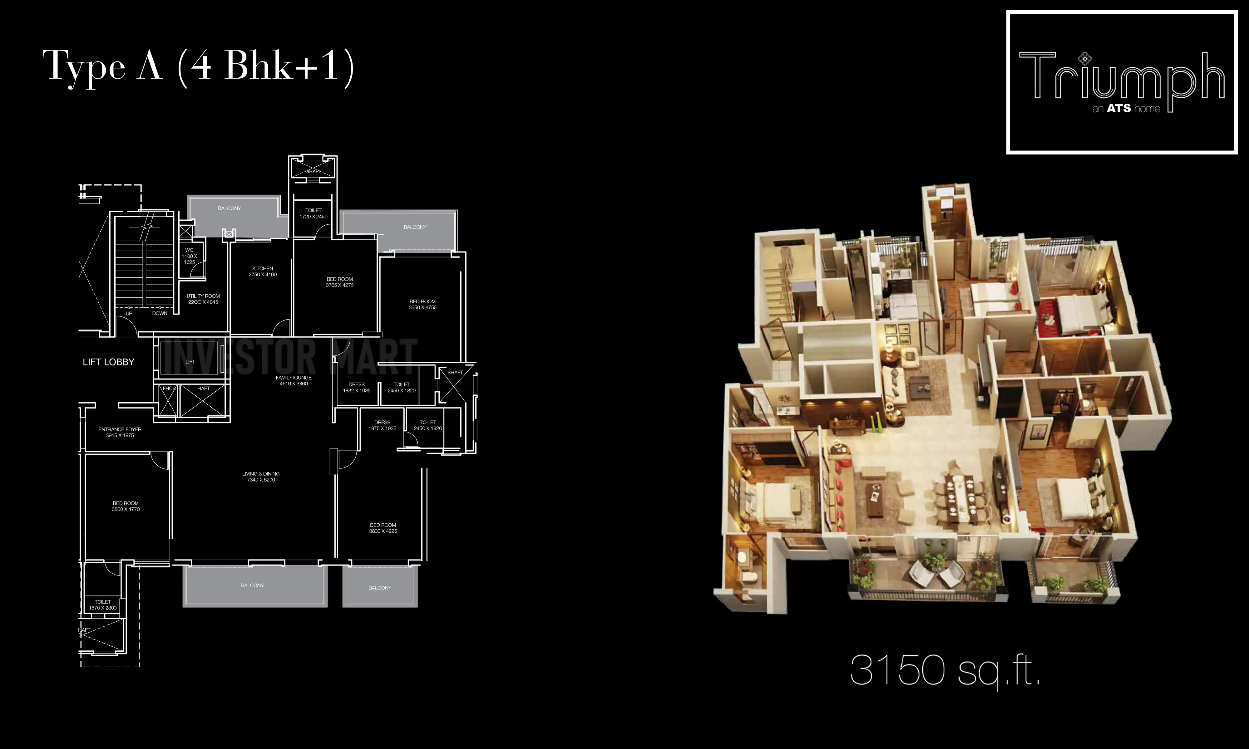 3150 Sqft