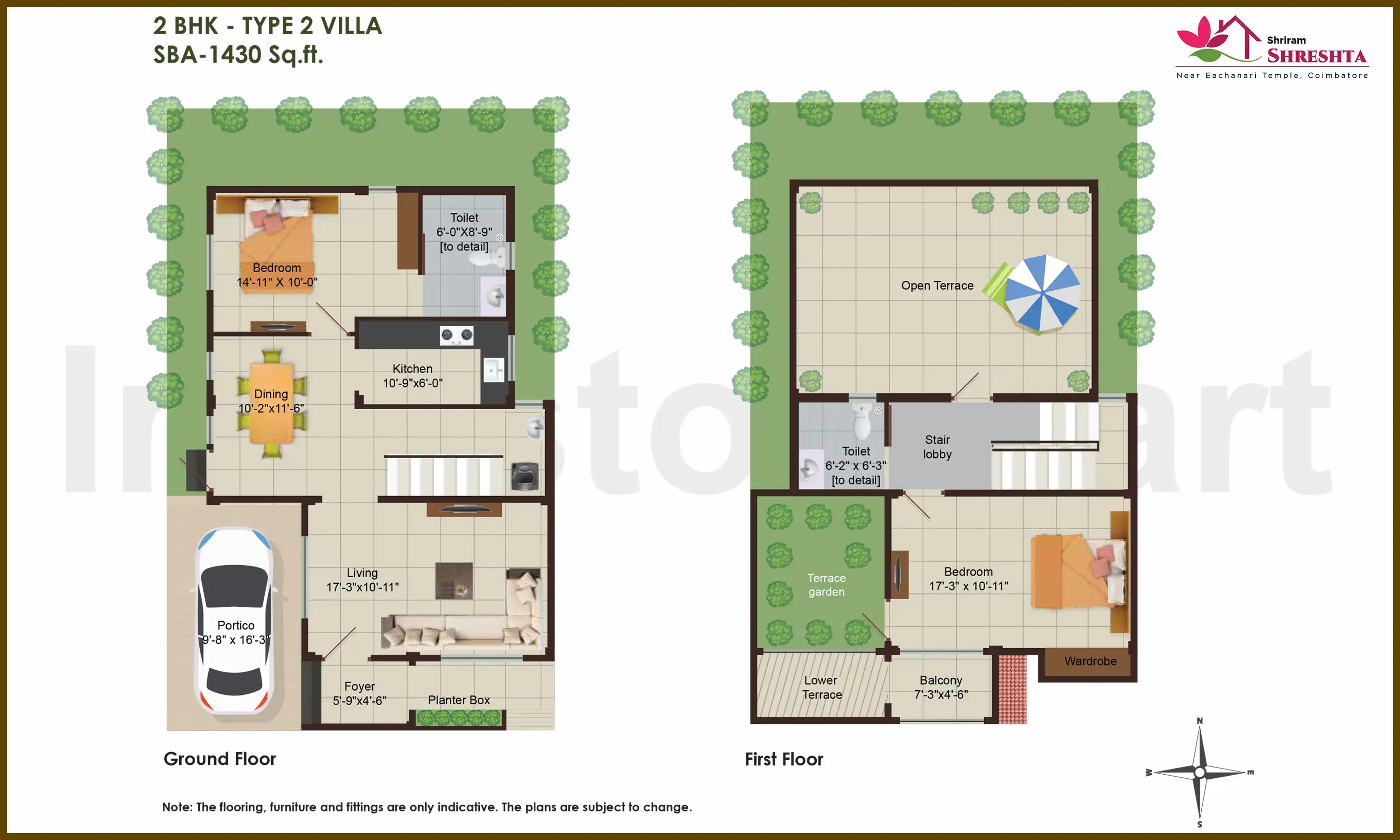 1430 Sqft