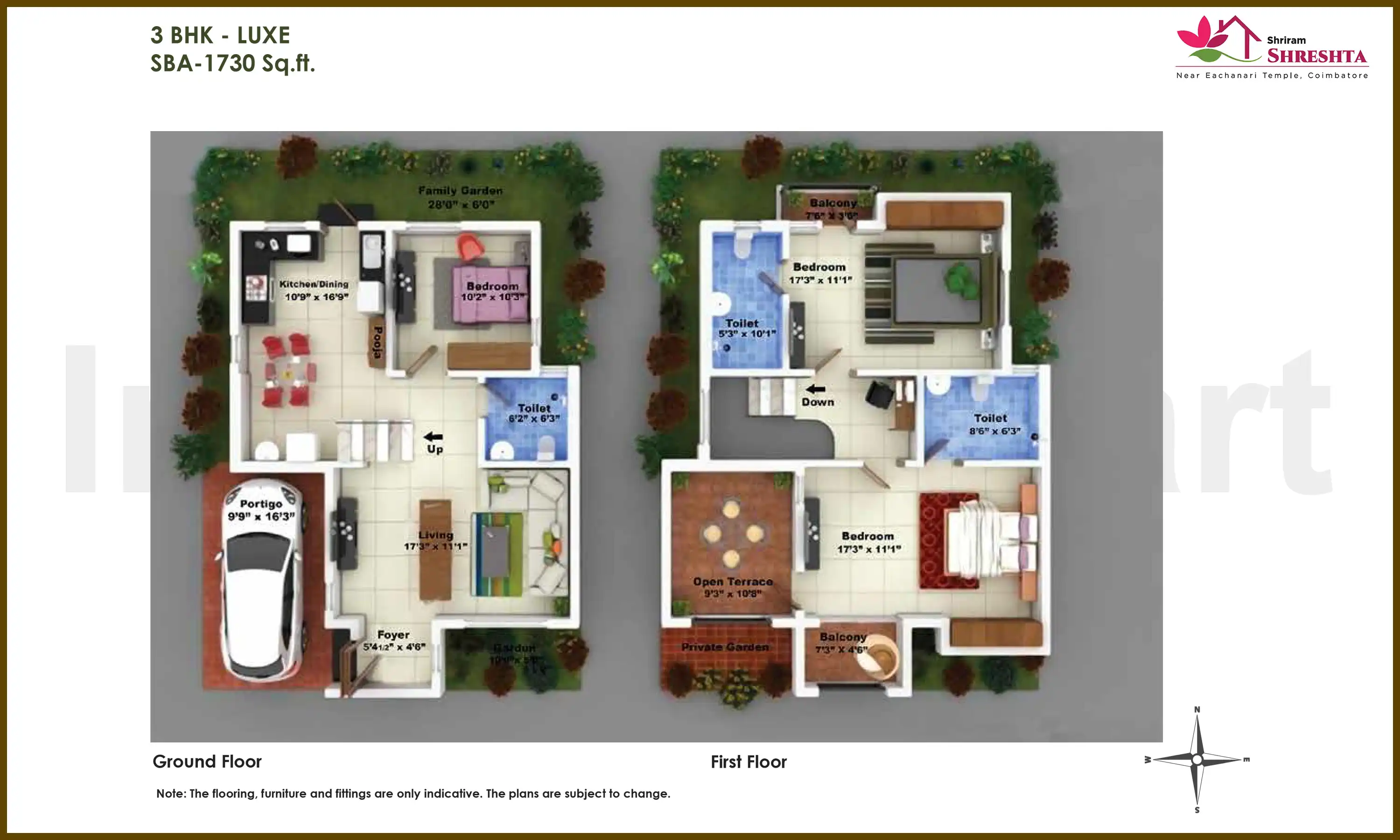 1730 Sqft