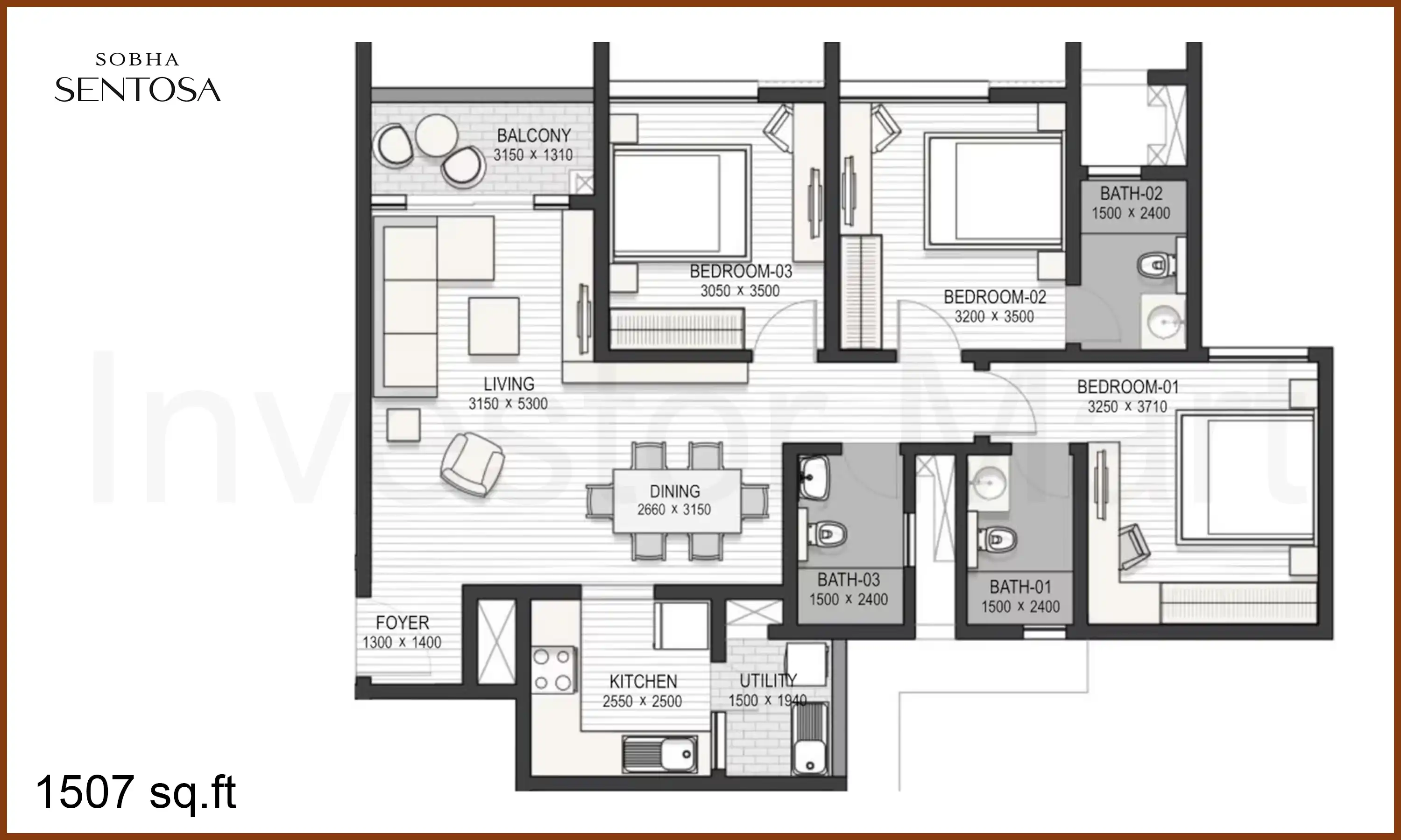 1507 Sqft