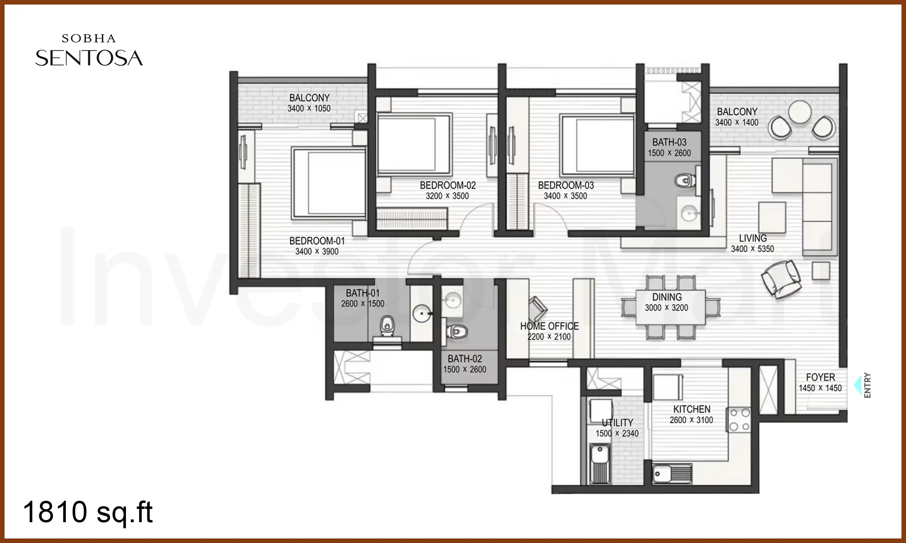 1810 Sqft