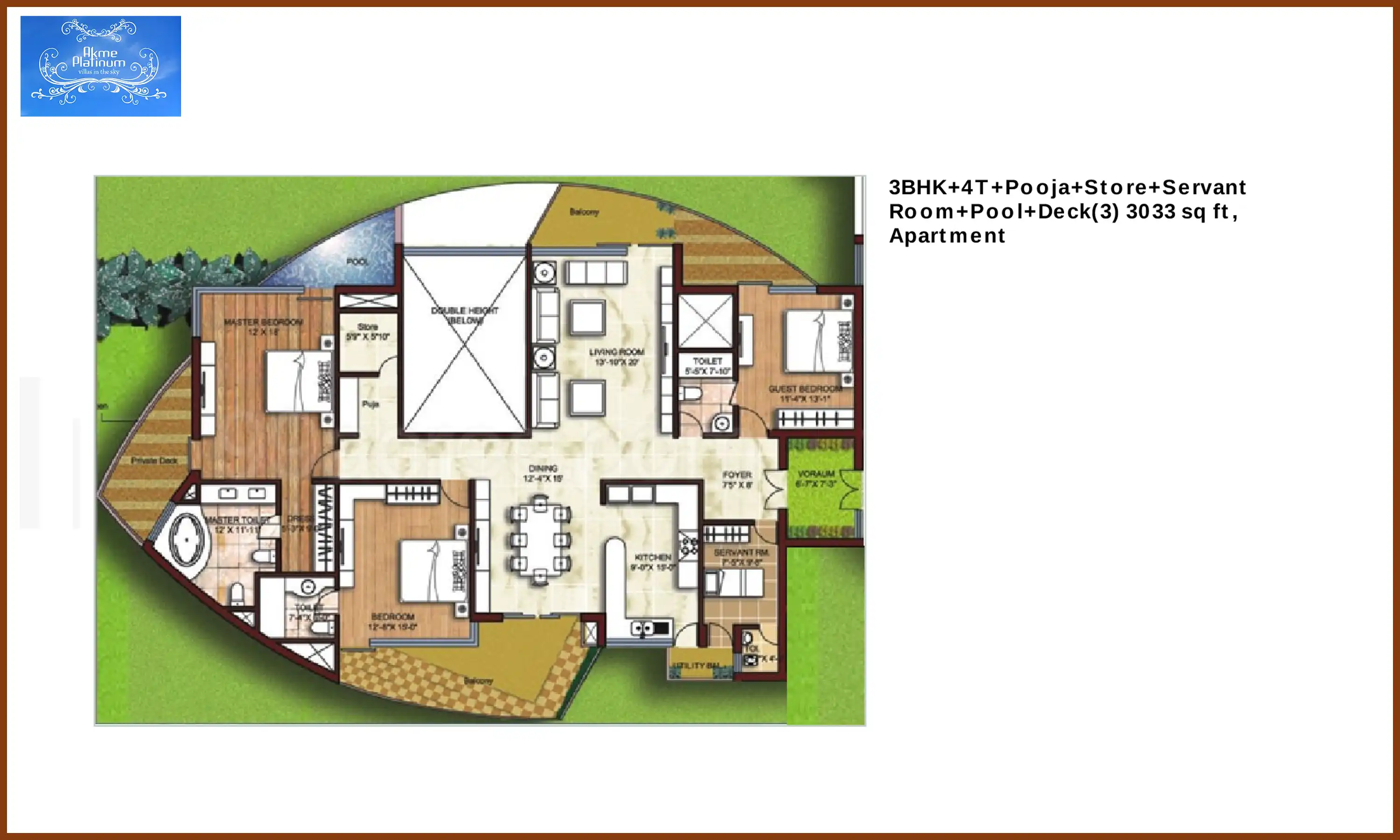 3033 Sqft