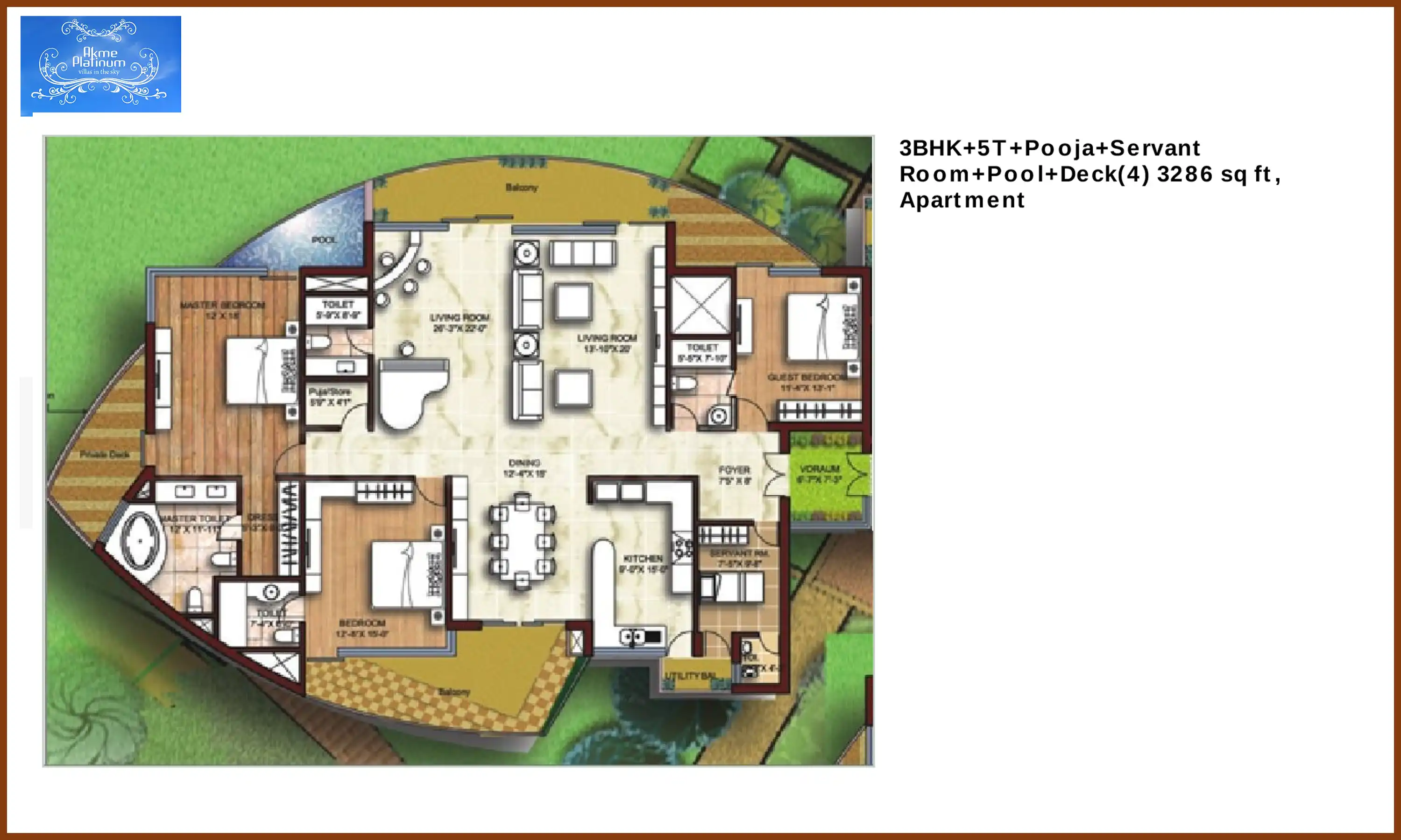 3286 Sqft