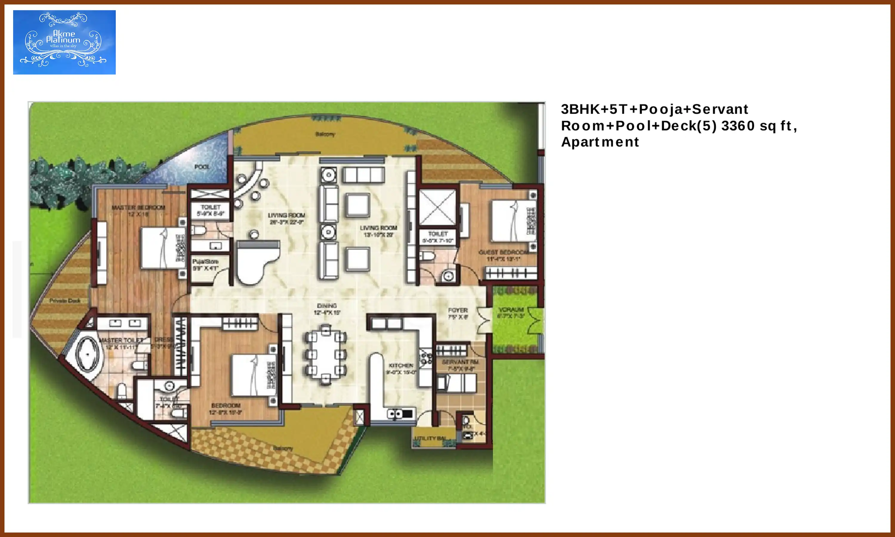 3360 Sqft