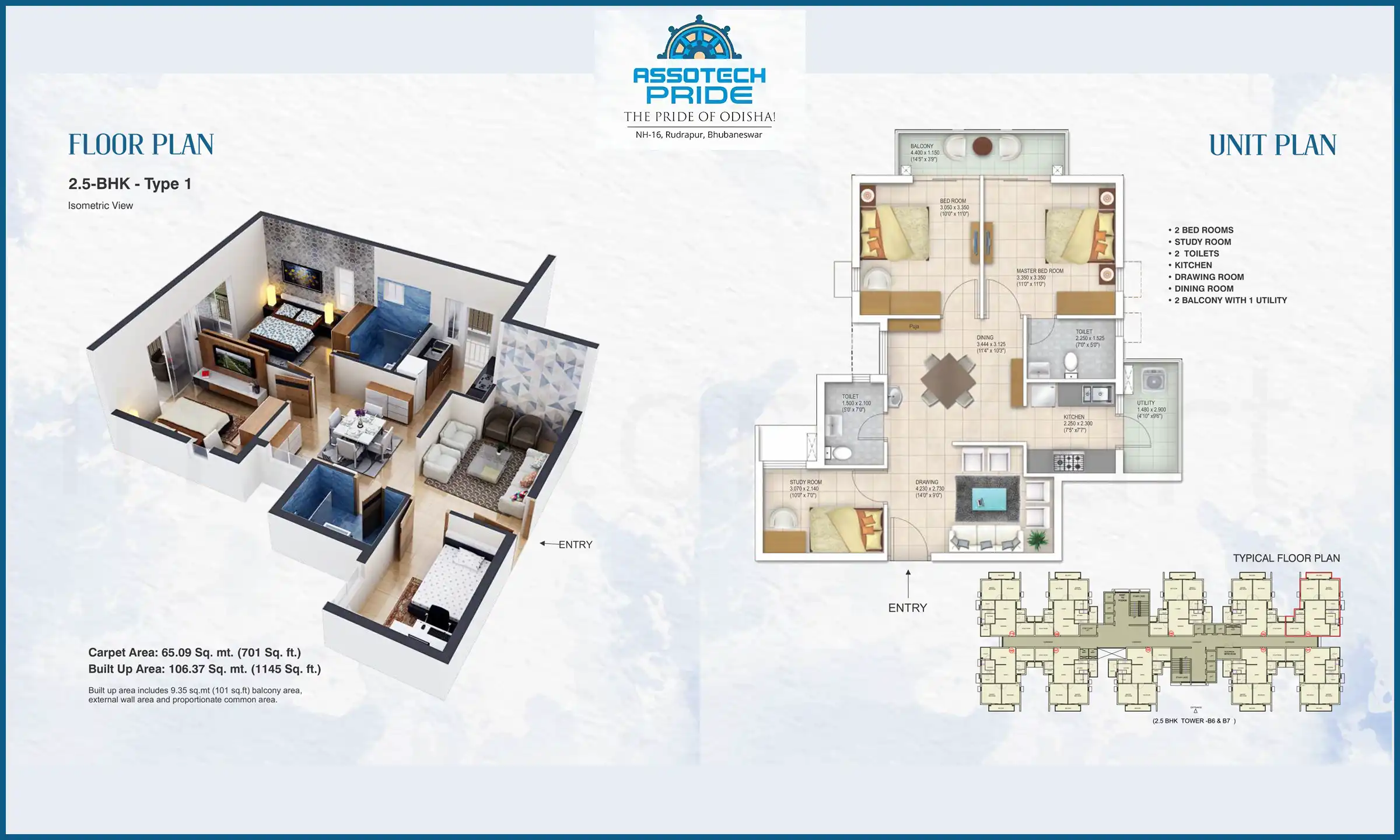 1145 Sqft