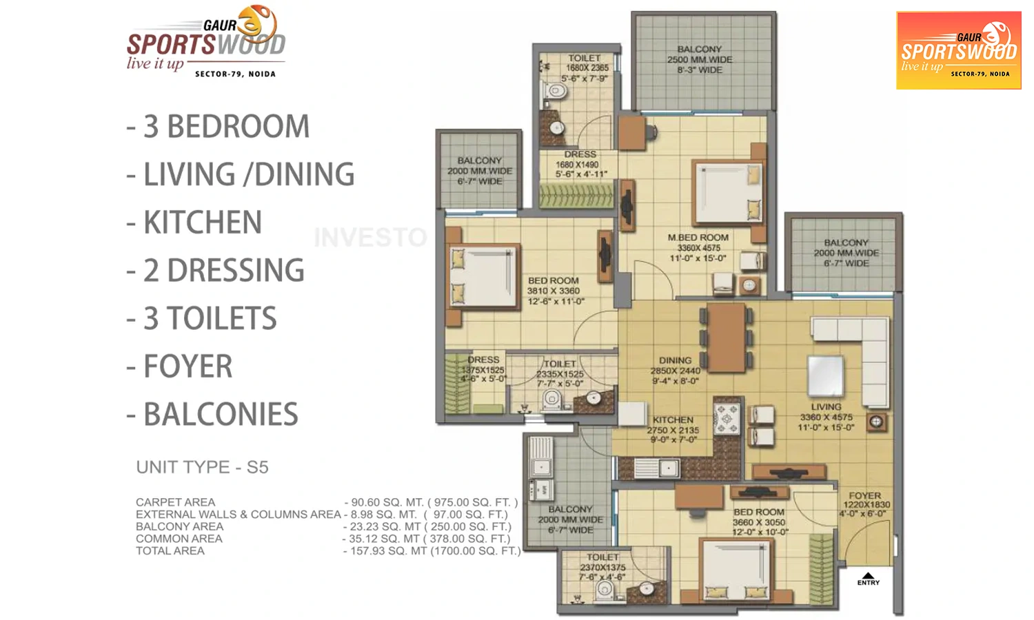 1700 Sqft