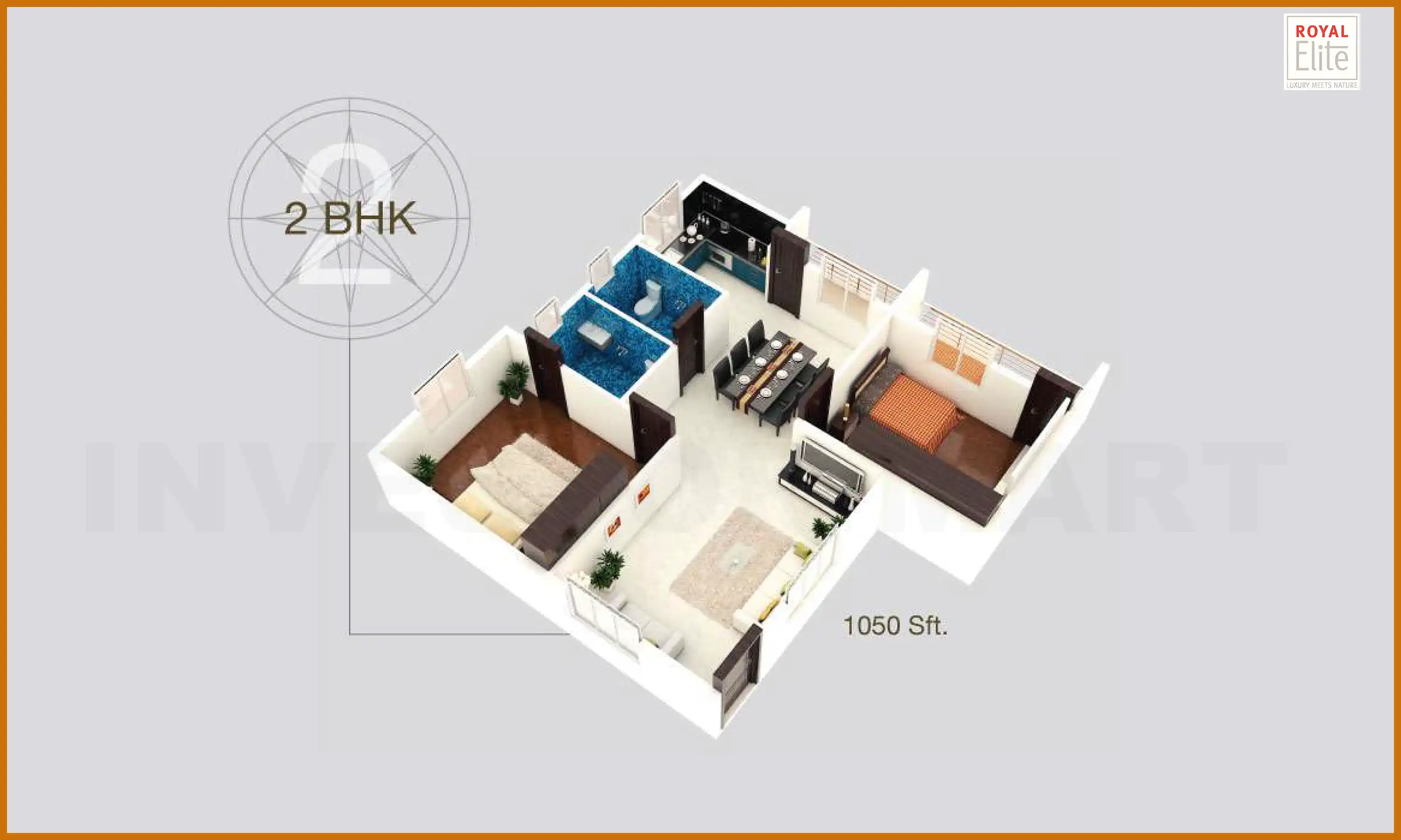 1050 Sqft