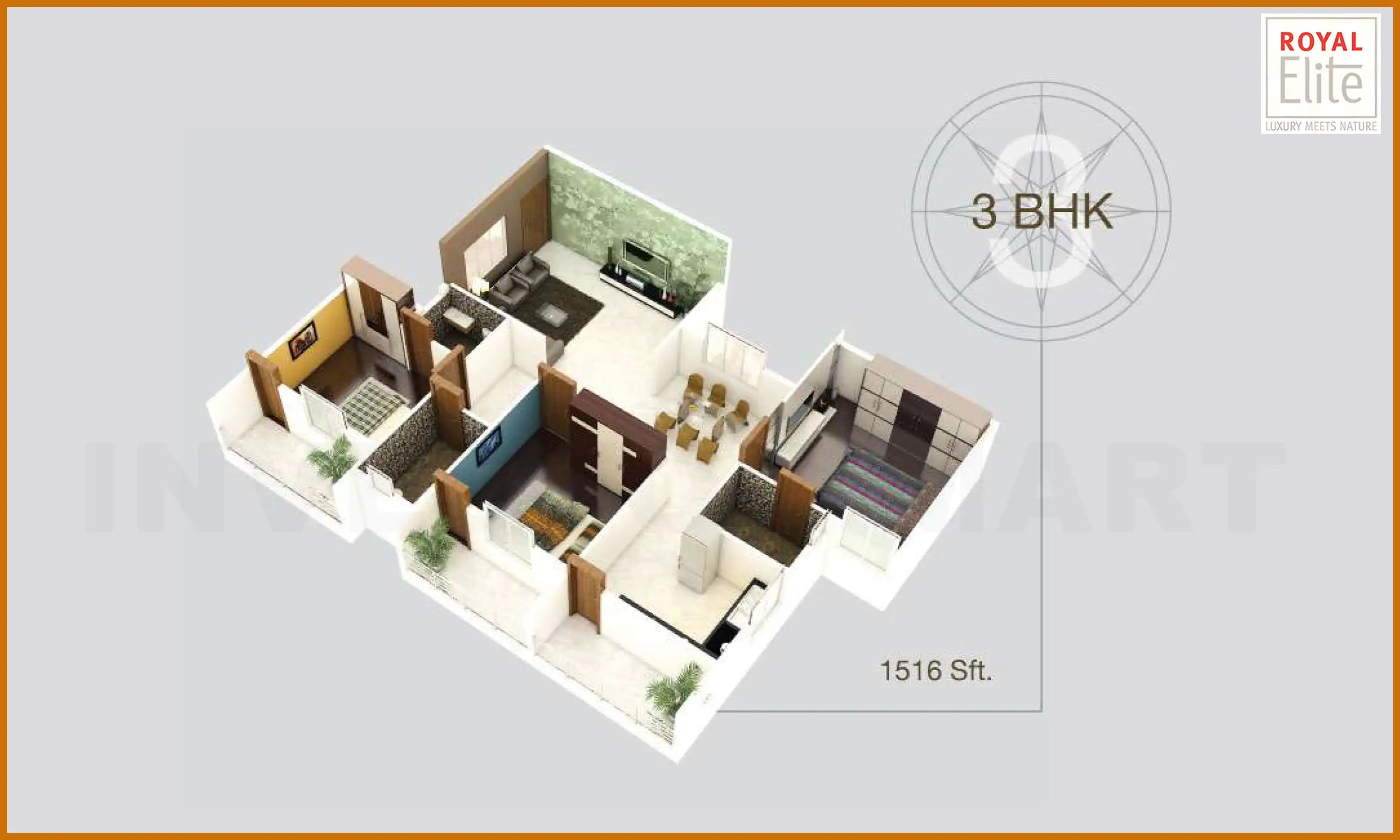 1516 Sqft