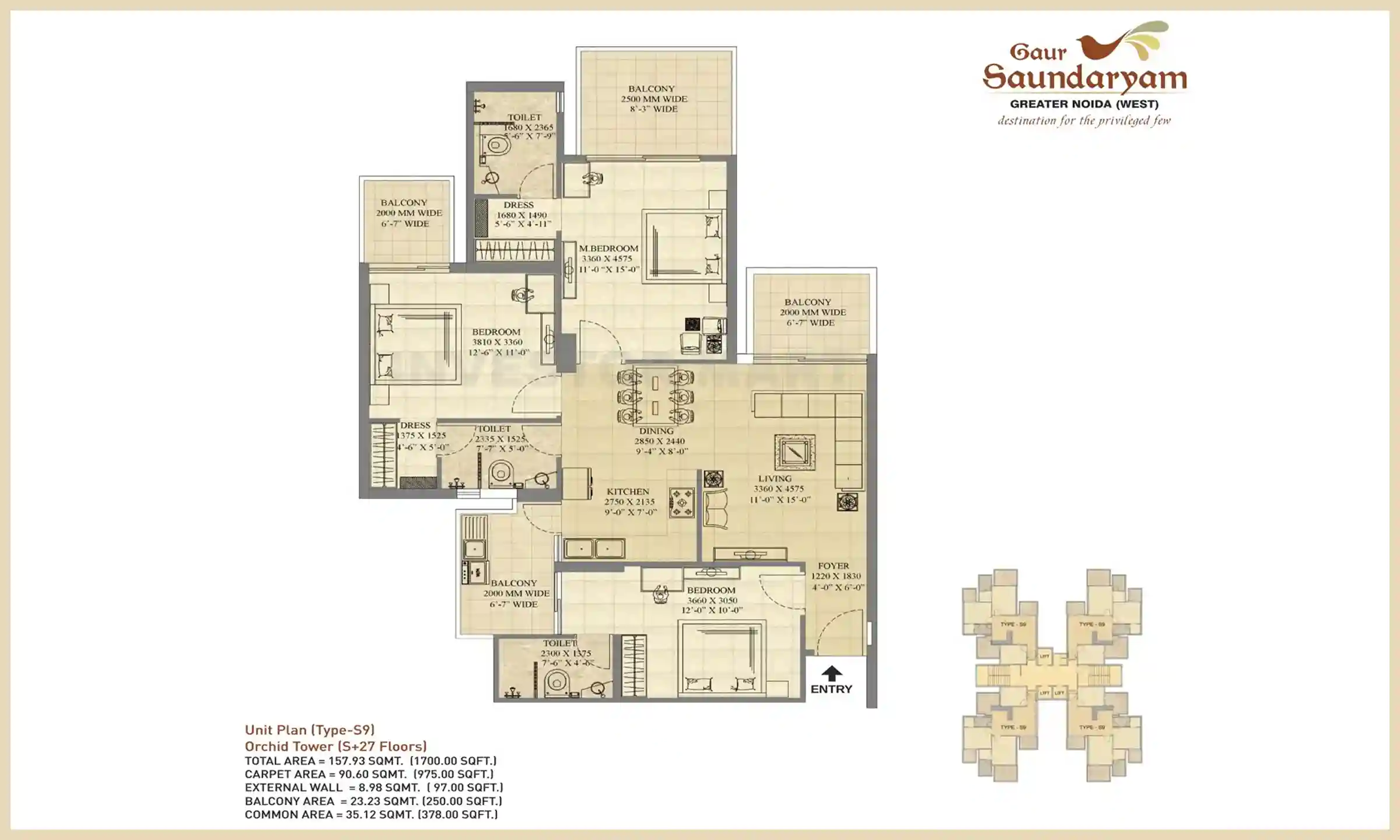 1700 Sqft