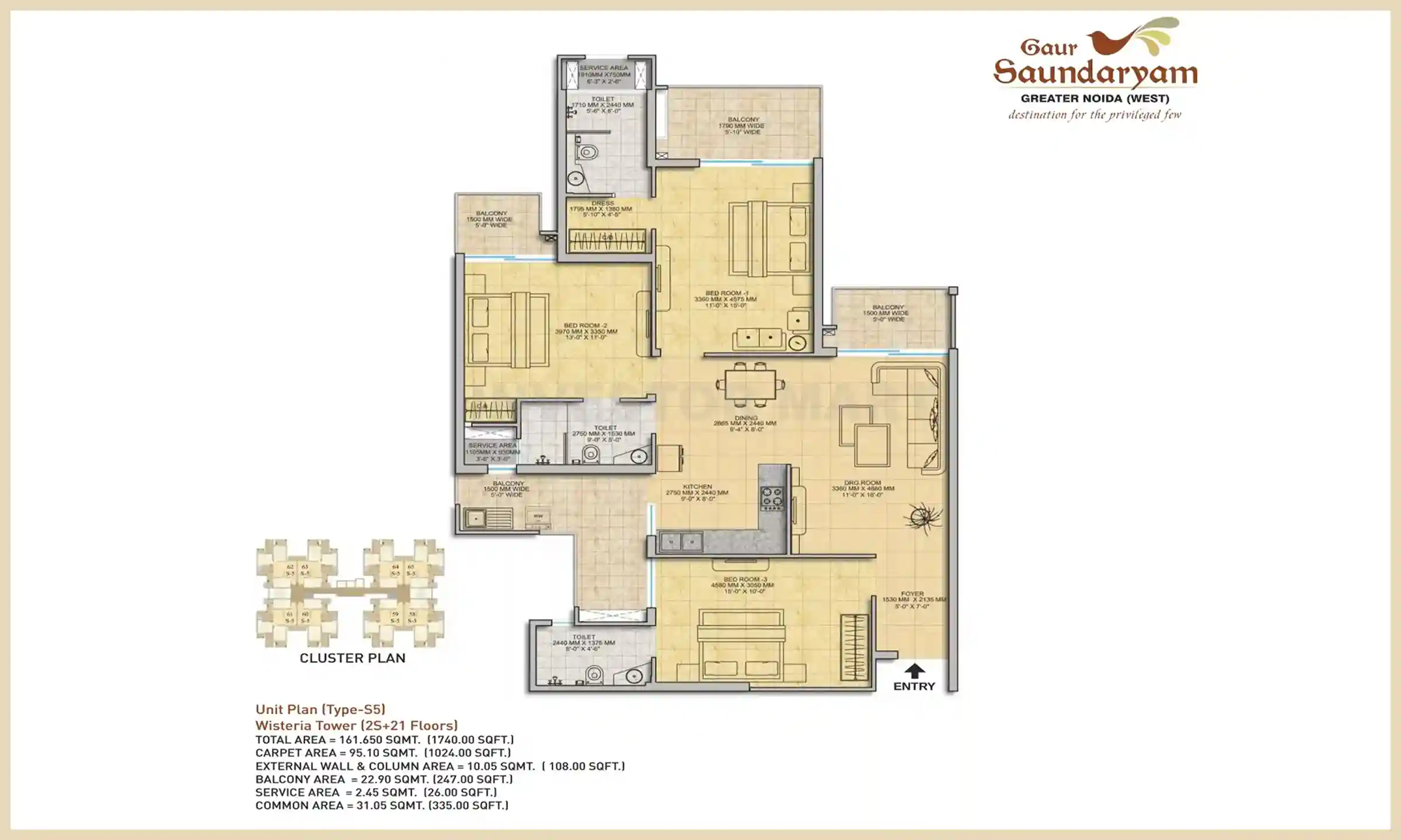 1740 Sqft