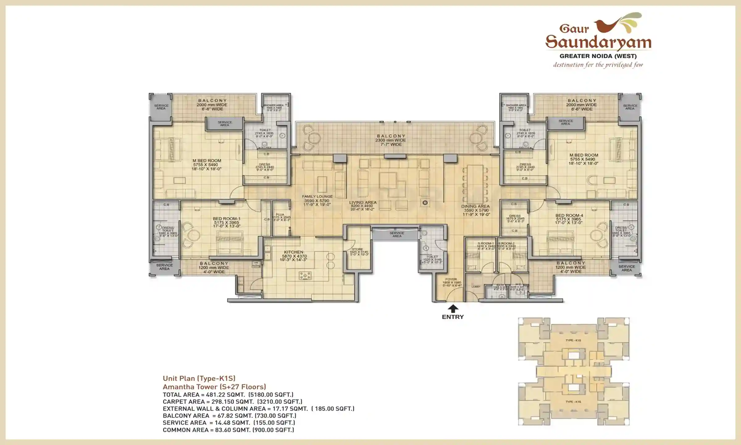 5180 Sqft