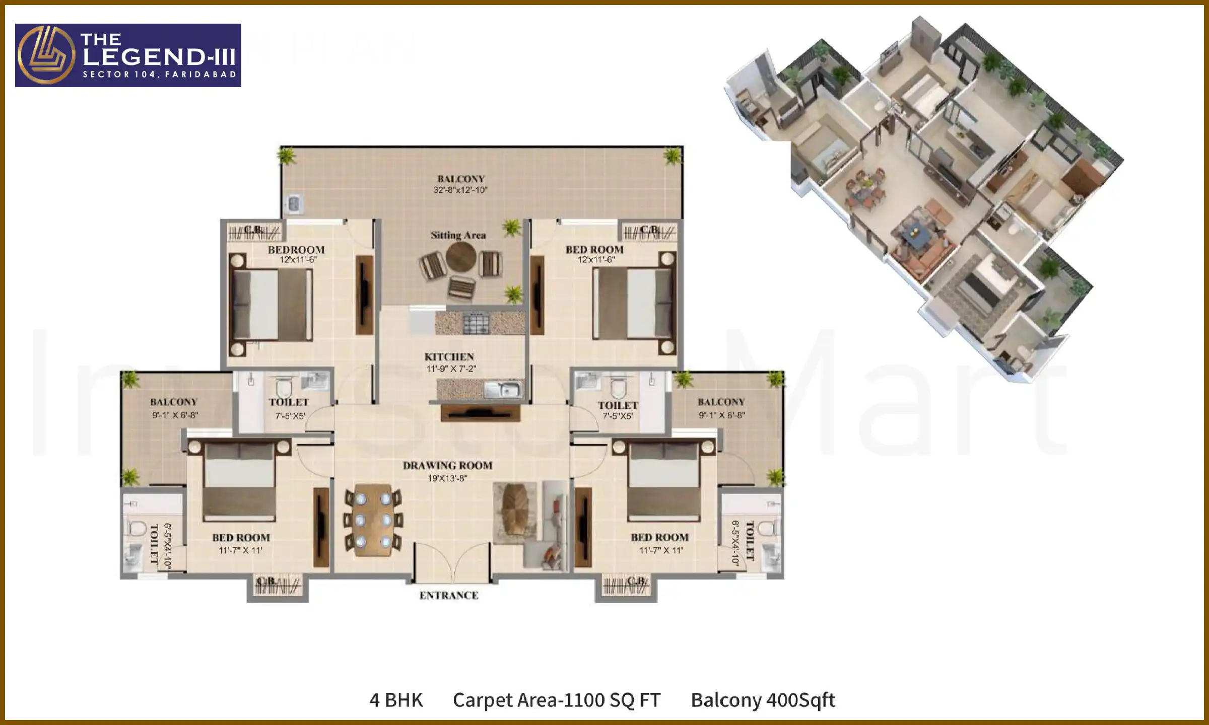 2040 Sqft