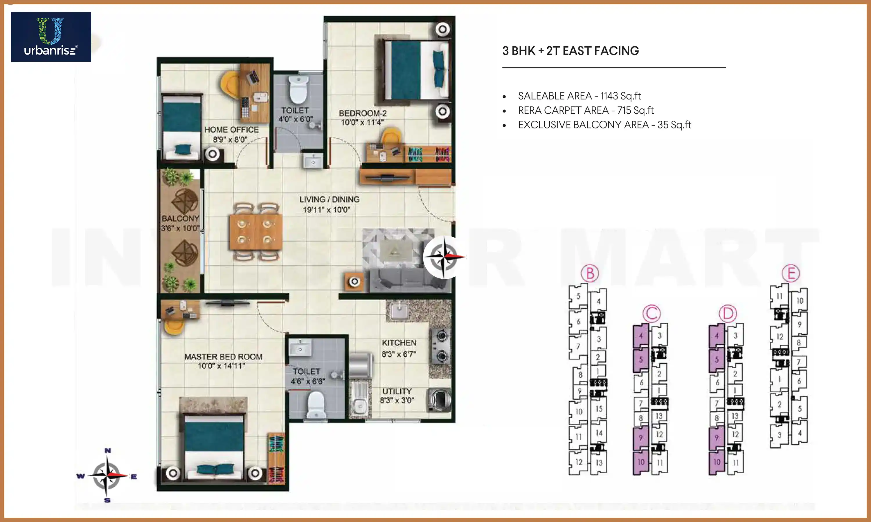 1143 Sqft