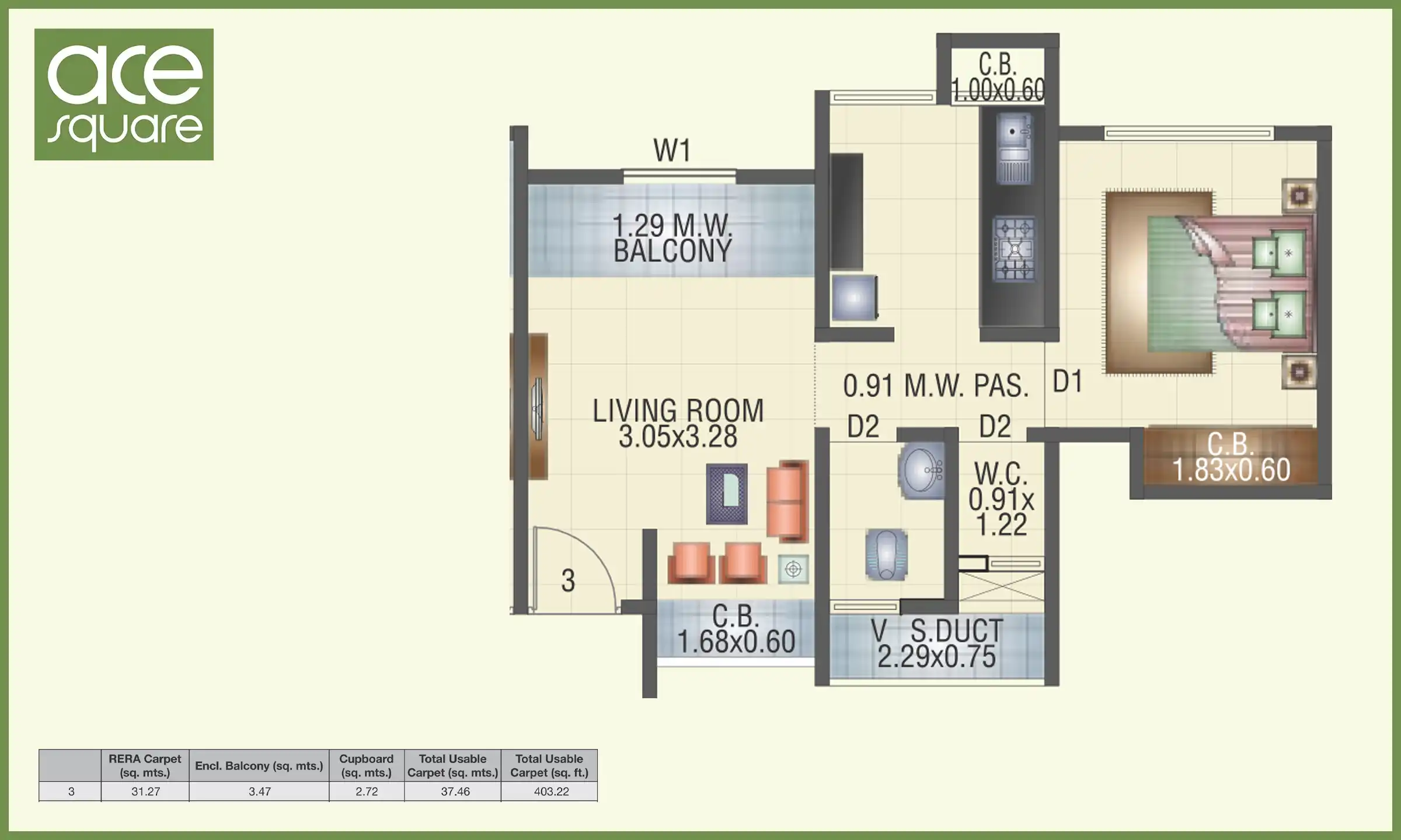 404 Sqft
