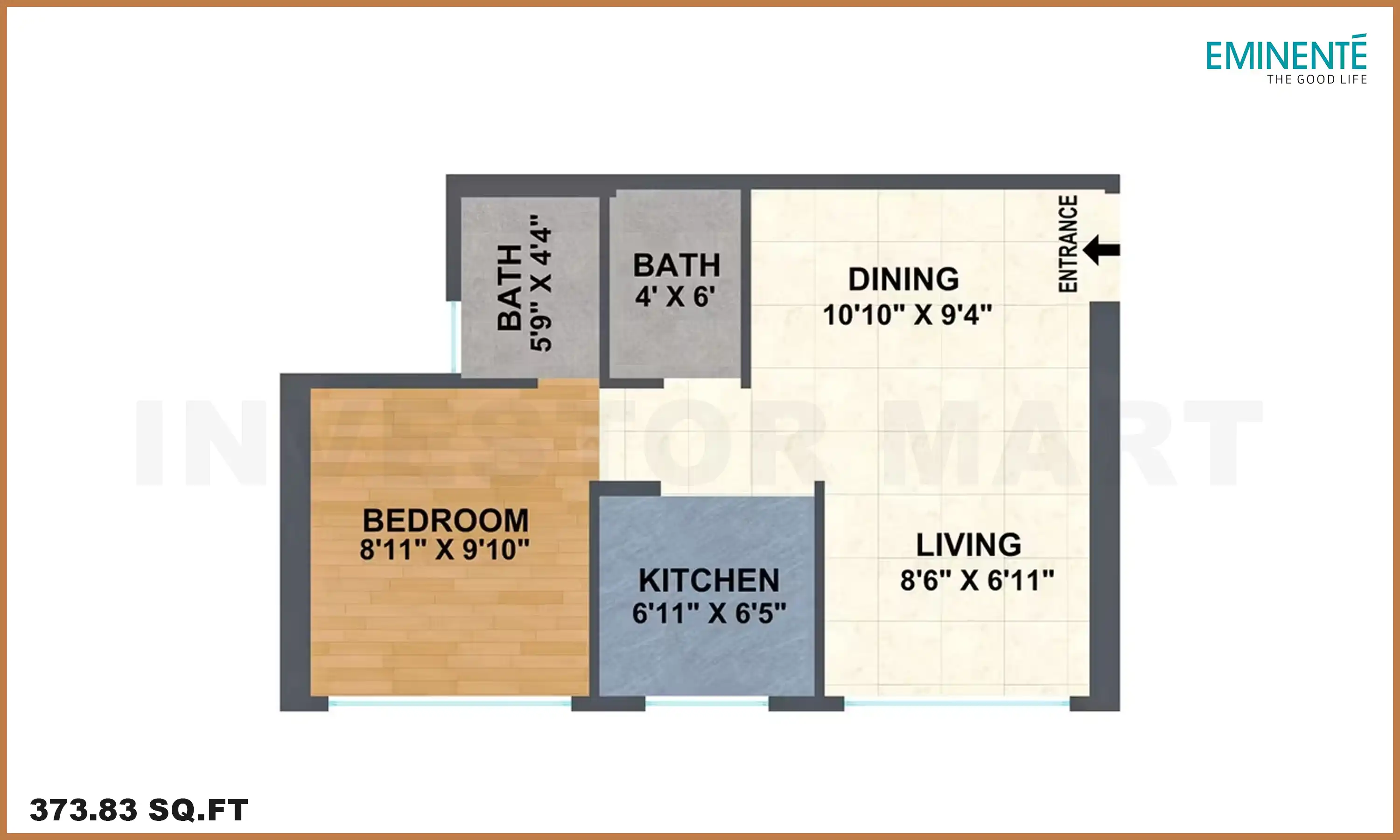 374 Sqft