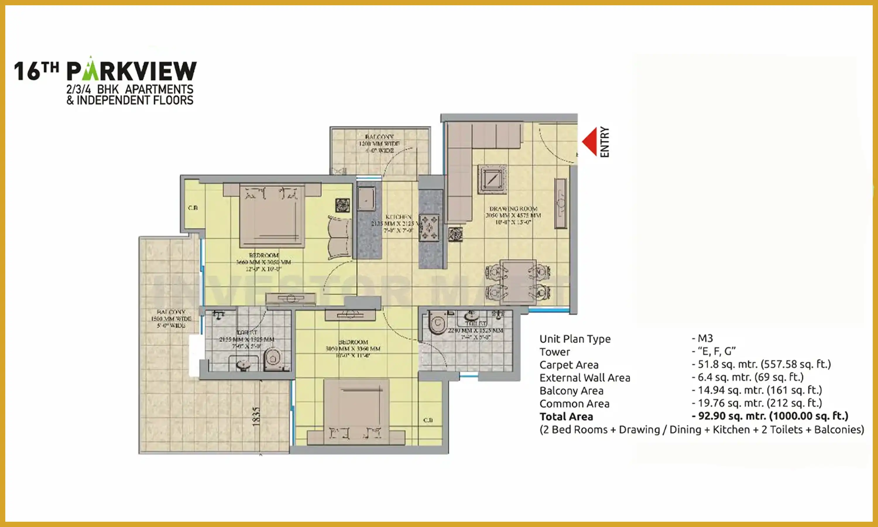 1000 Sqft