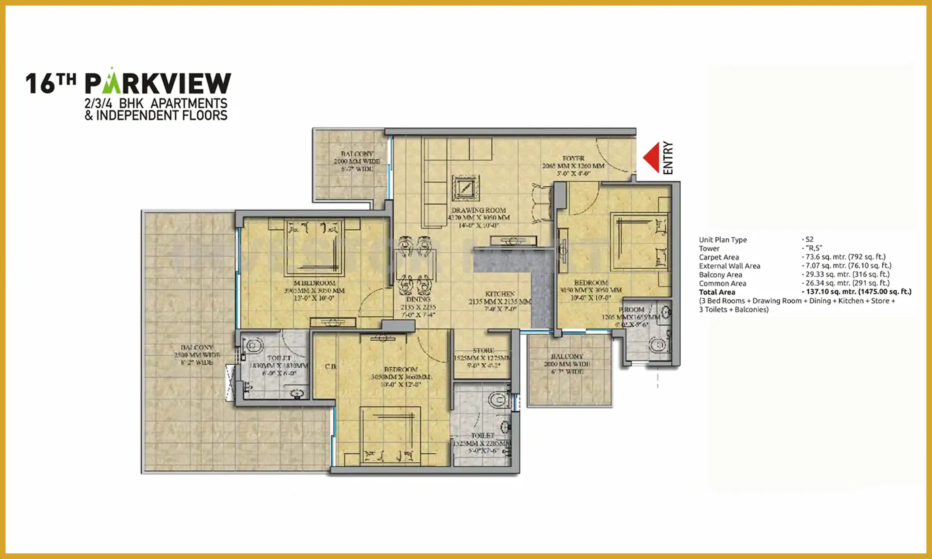 1475 Sqft