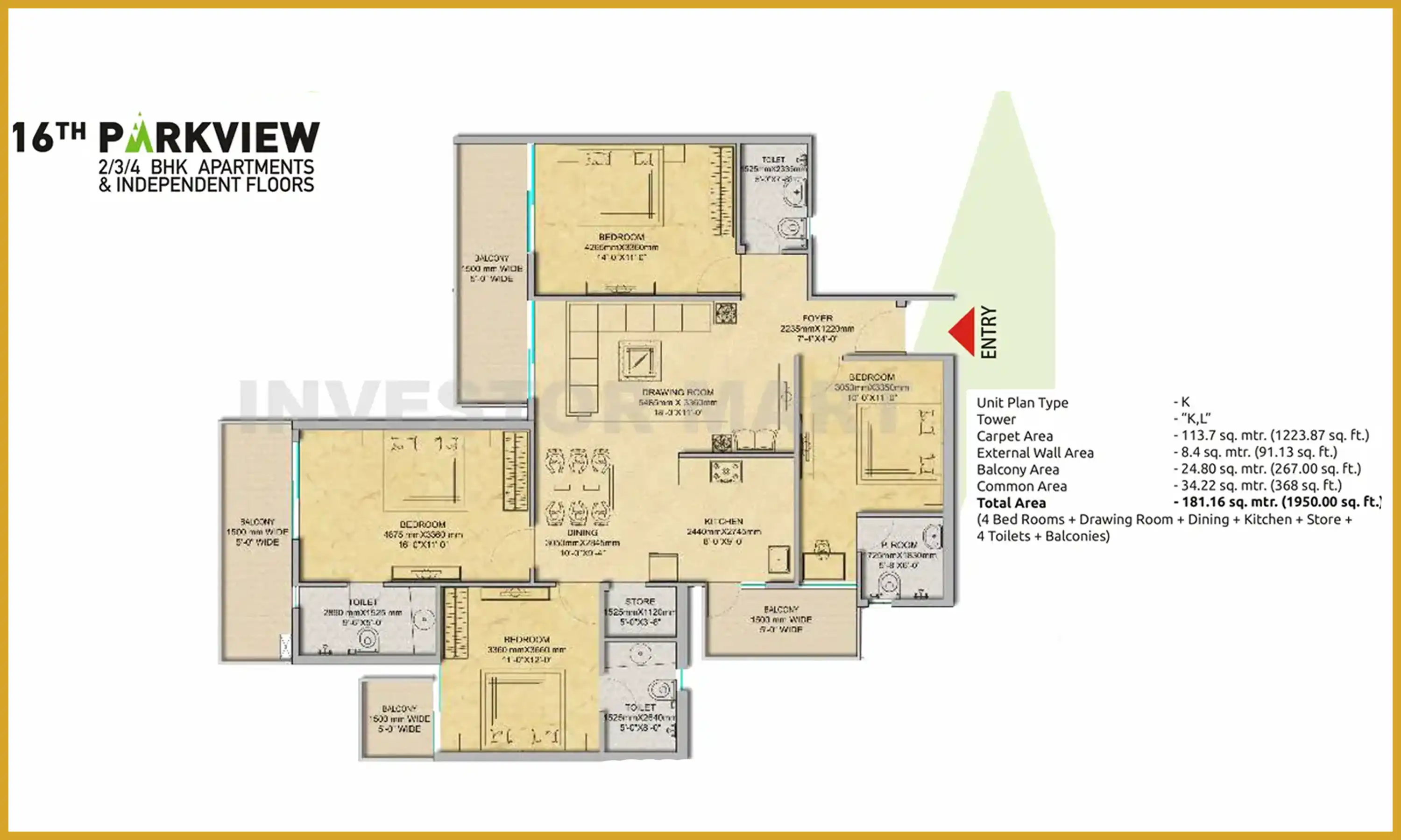 1950 Sqft