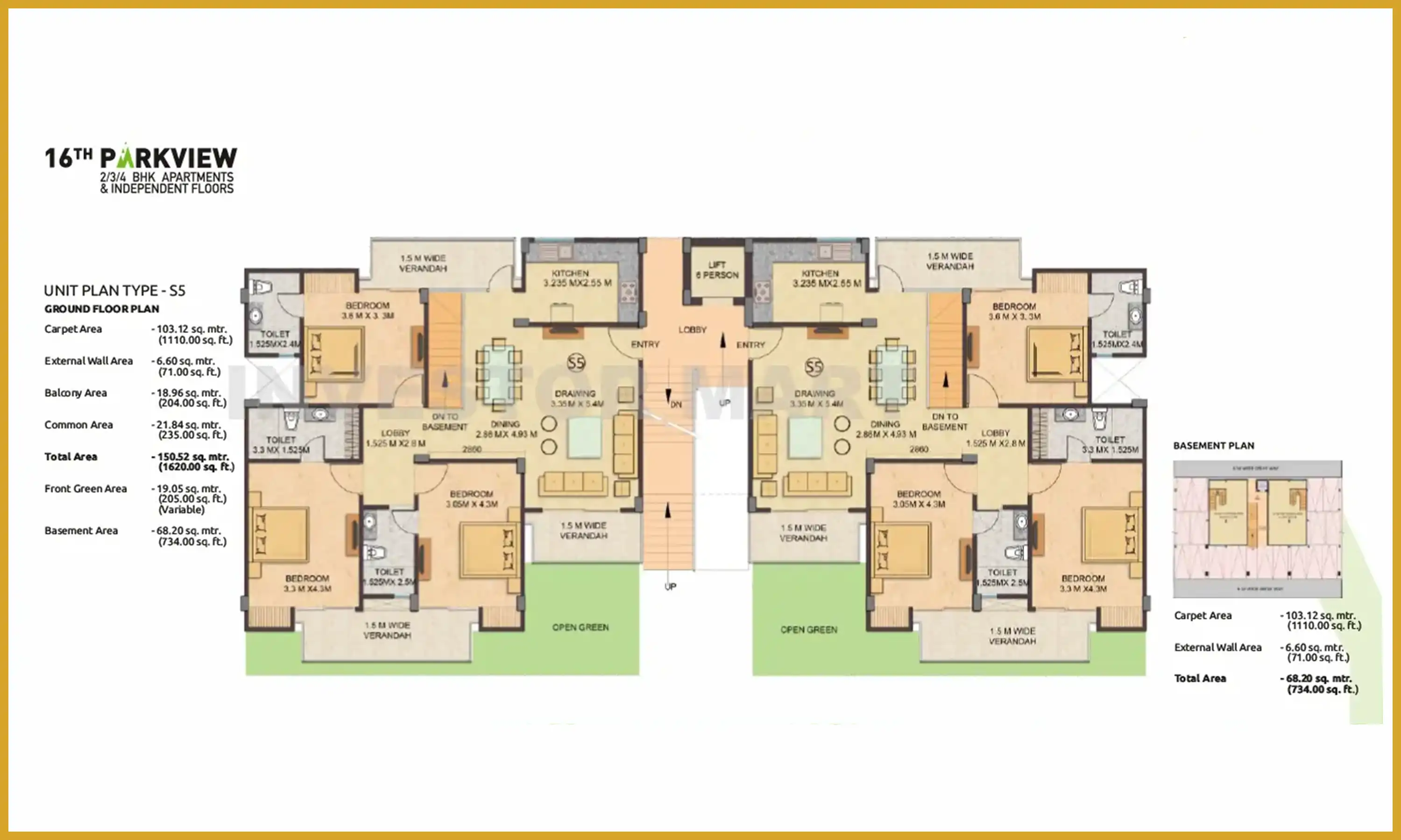 1620 Sqft